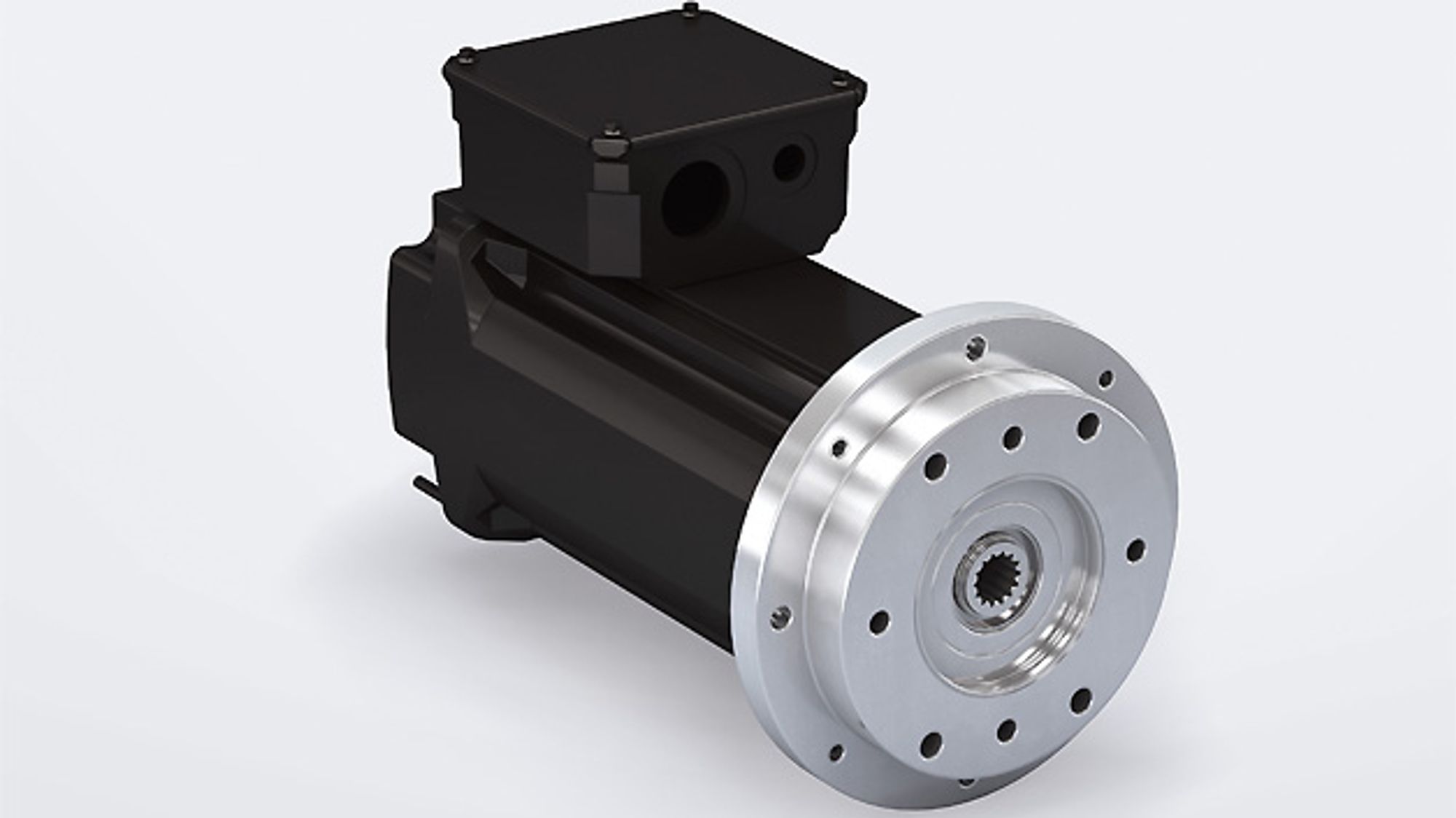 Neue Schnittstellenvariante mit Innenverzahnung für Motor-Pumpenkombinationen von Baumüller