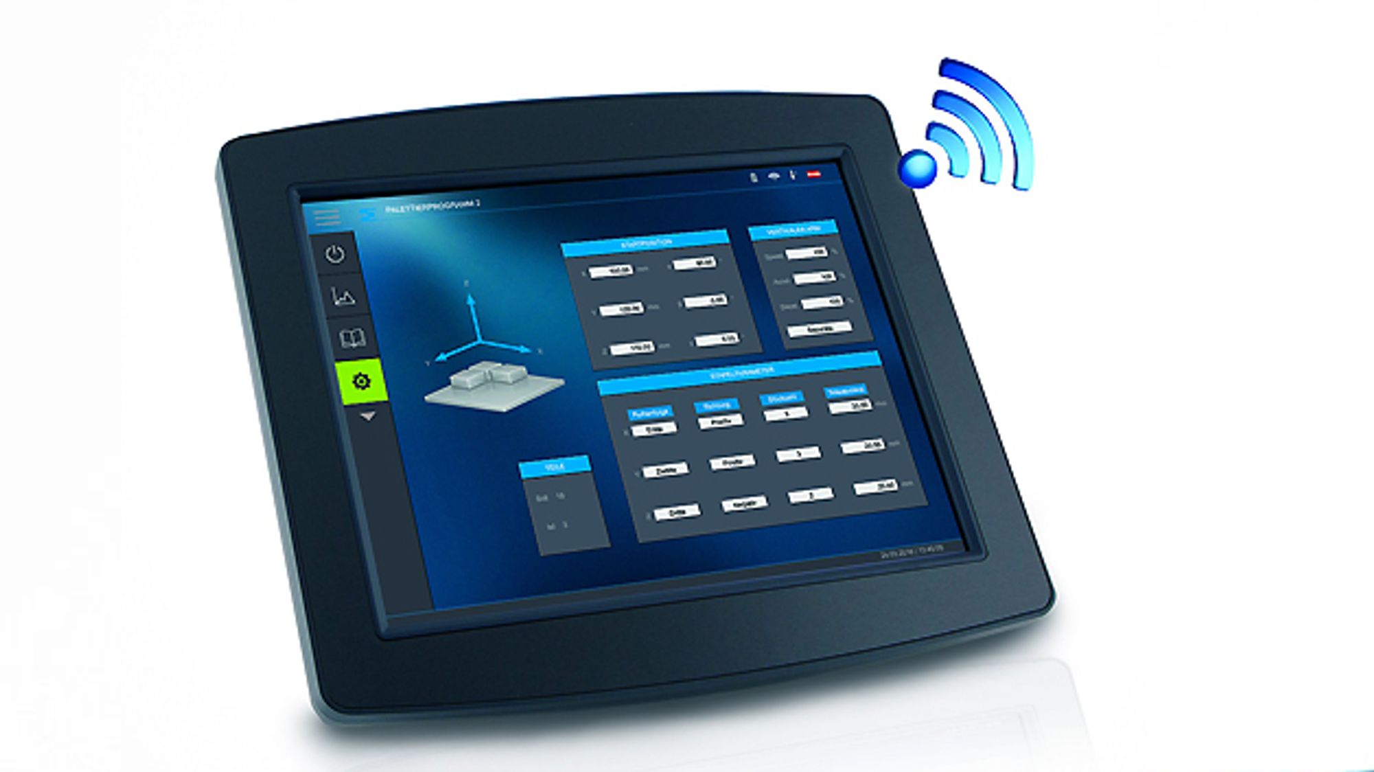 3 WLAN hand-held control unit HGW 1031 from Sigmatek 3 WLAN hand-held control unit HGW 1031 from Sigmatek