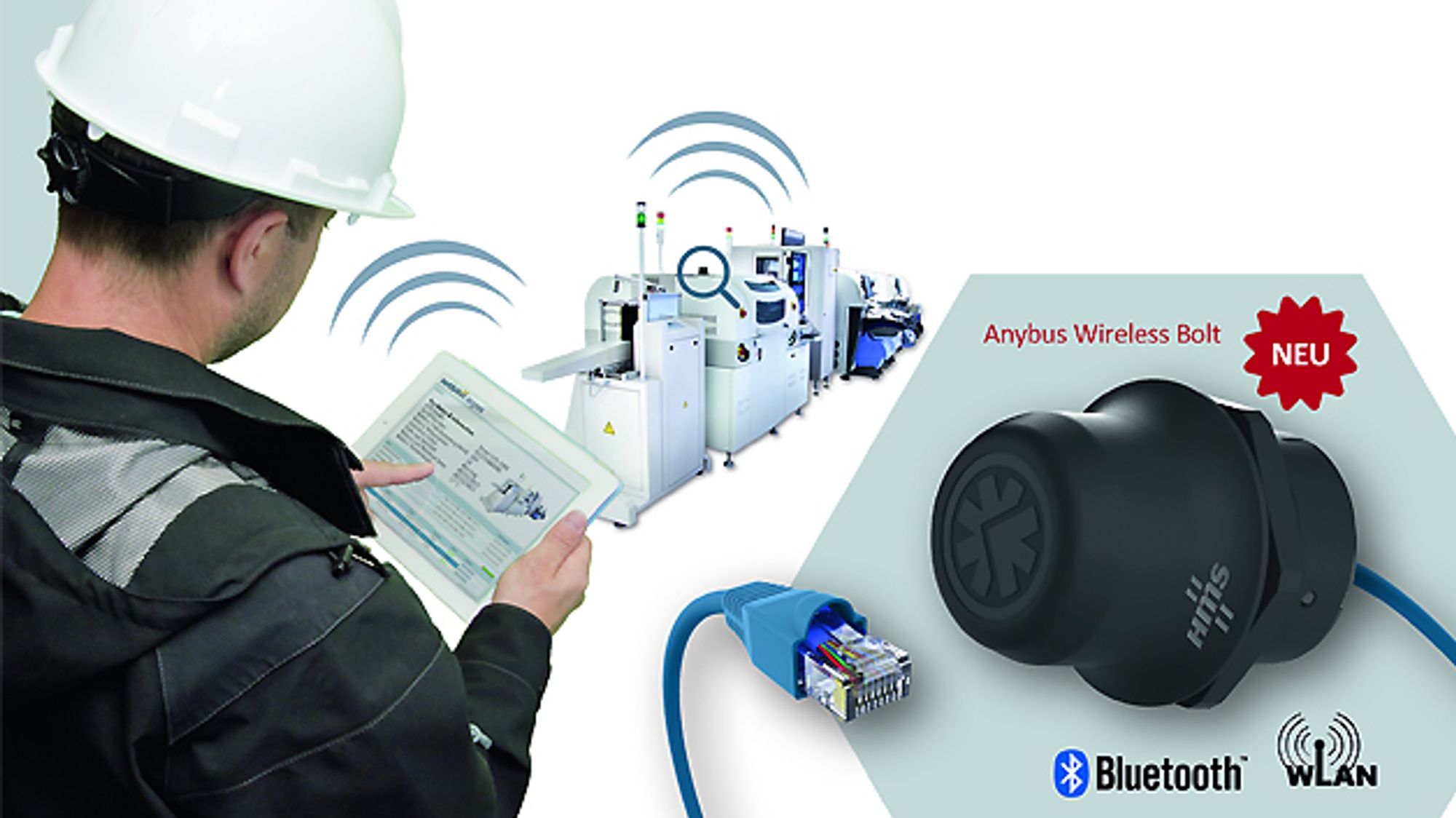 5 Compact wireless gateway Anybus Wireless Bolt from HMS Industrial Networks 5 Compact wireless gateway Anybus Wireless Bolt from HMS Industrial Networks