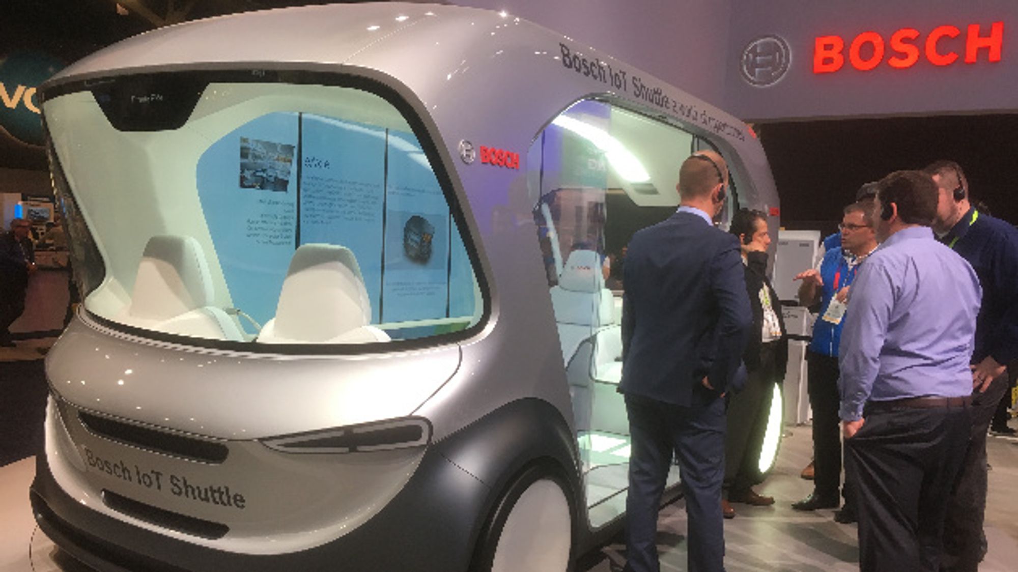 Autonome Shuttlefahrzeug von Bosch
