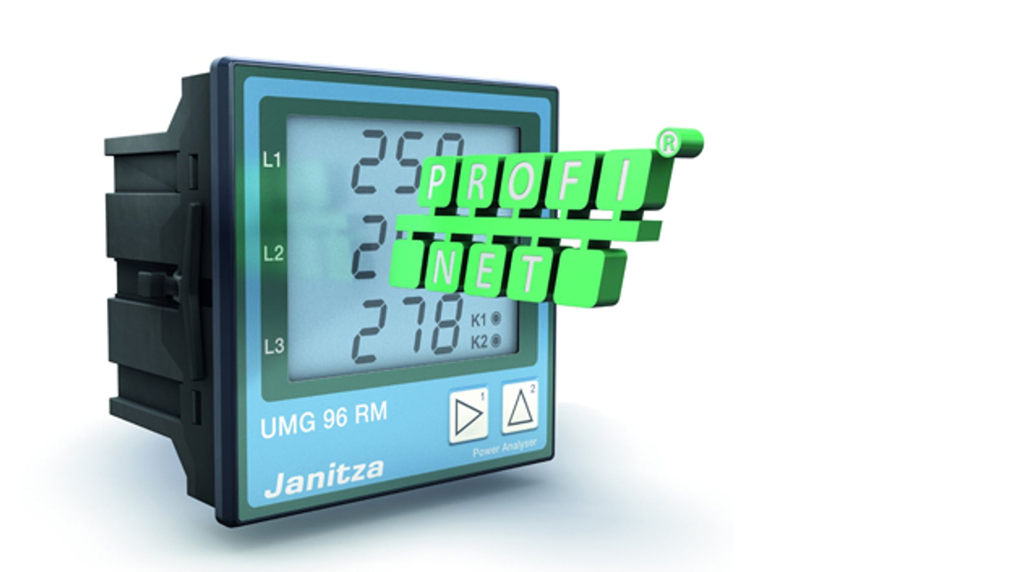 29 Profibus variant of the UMG 96RM multifunction measuring device from Janitza Electronics