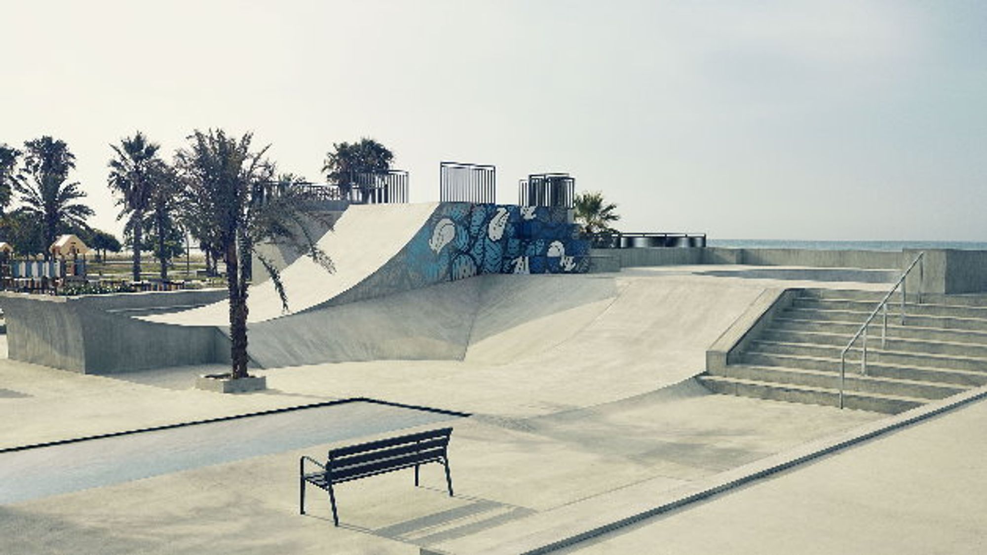 Der Hooverpark in der Nähe von Barcelona Der Hooverpark in der Nähe von Barcelona