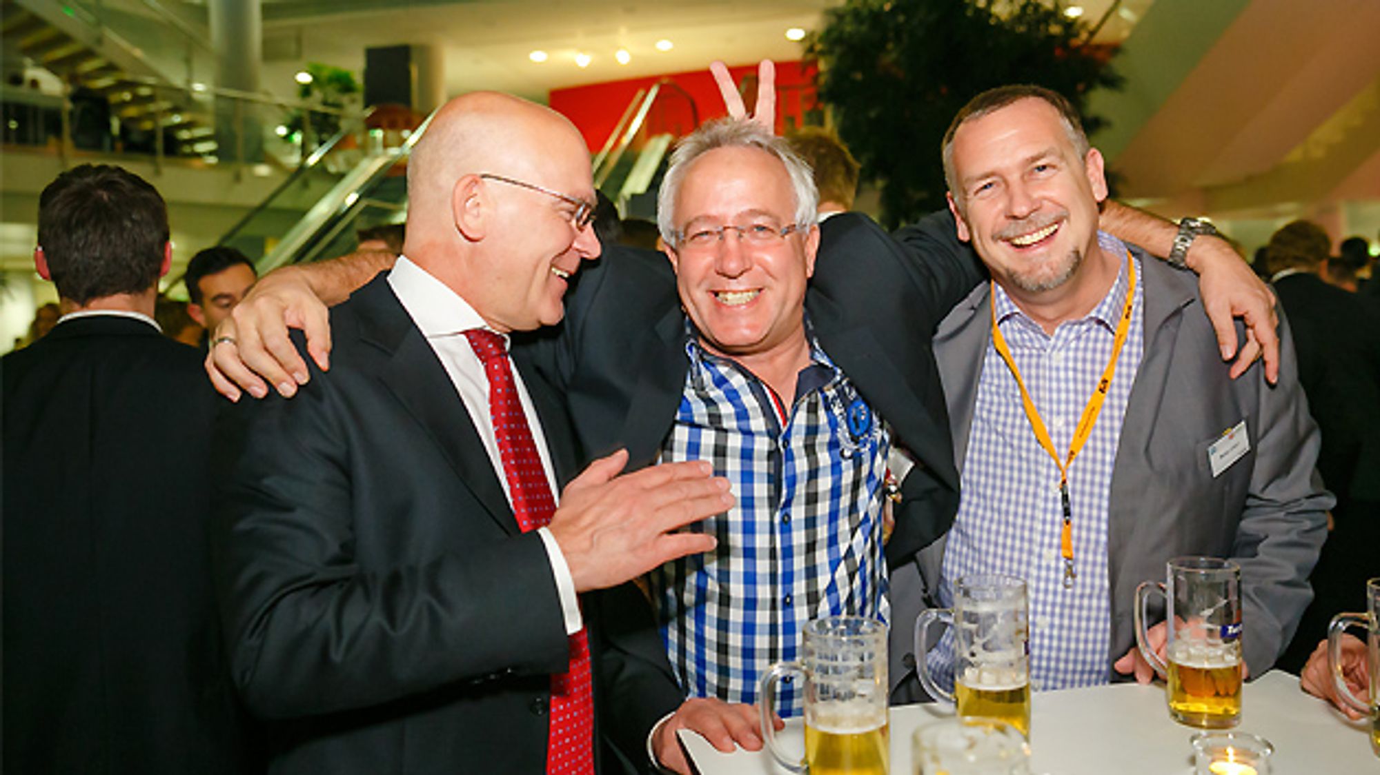 Gute Stimmung auch bei den Besuchern