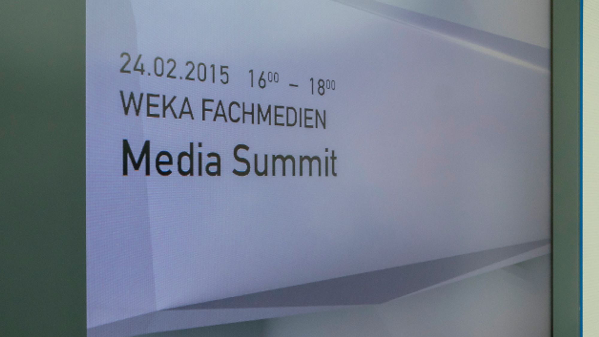 Impressionen vom 9. MEDIA SUMMIT