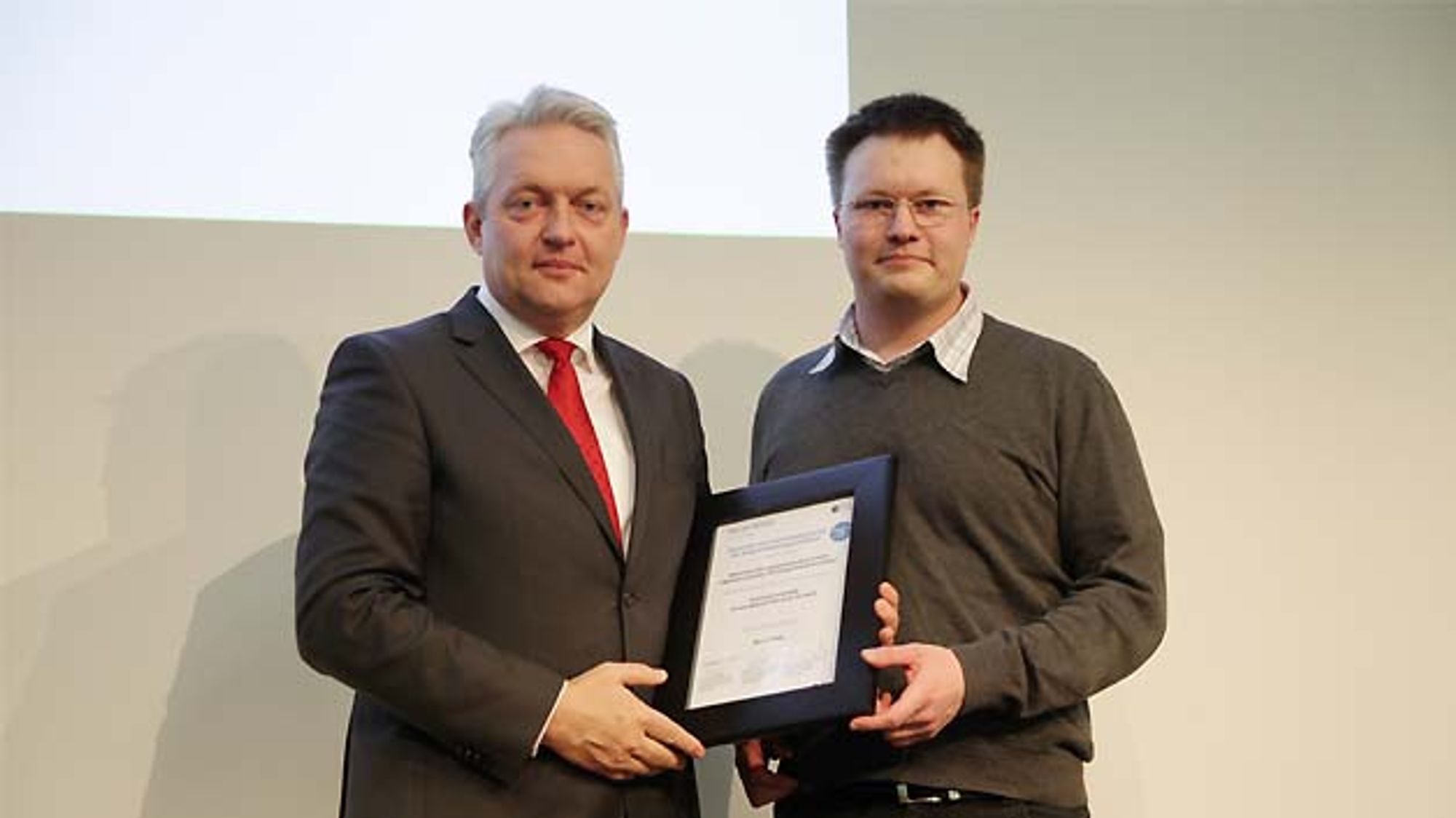 Dr. Alexander Verl und Henning Osterfeld
