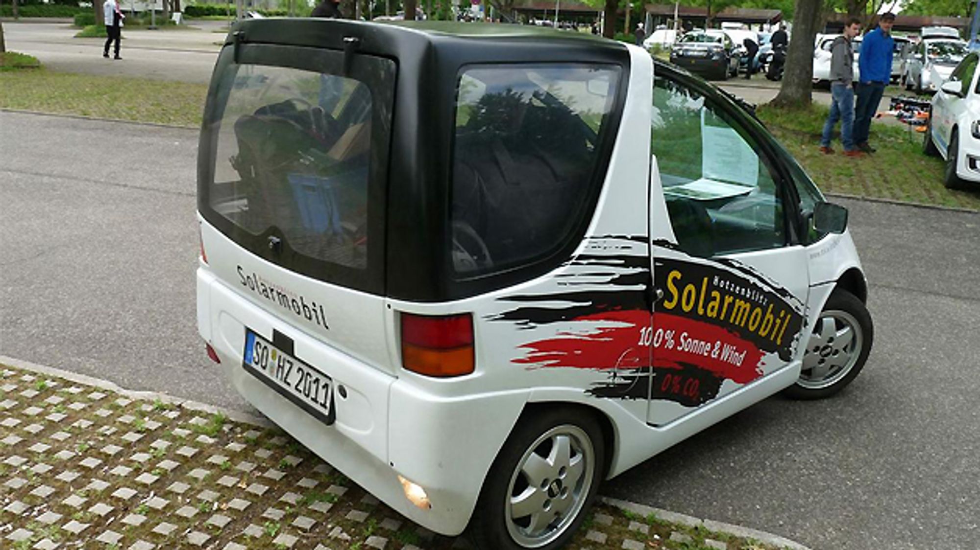 Elektroauto Hotzenblitz gehört auch zum Supportteam