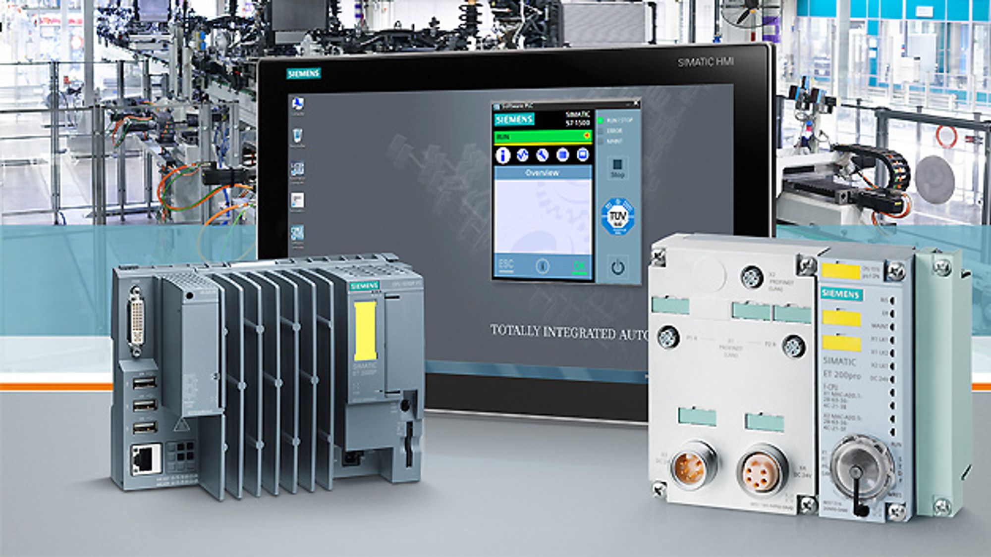 Simatic S7-1500 software controller with integrated safety functions from Siemens Simatic S7-1500 software controller with integrated safety functions from Siemens