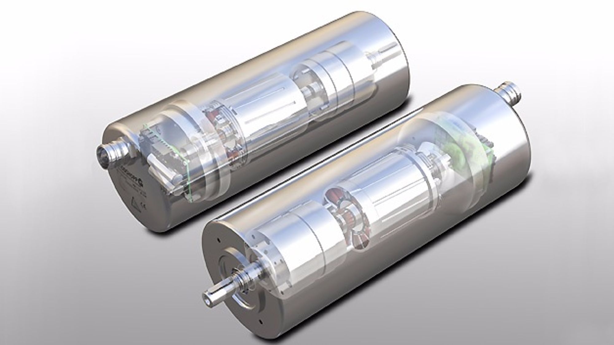 Stainless steel motor with integrable planetary gearbox from Groschopp