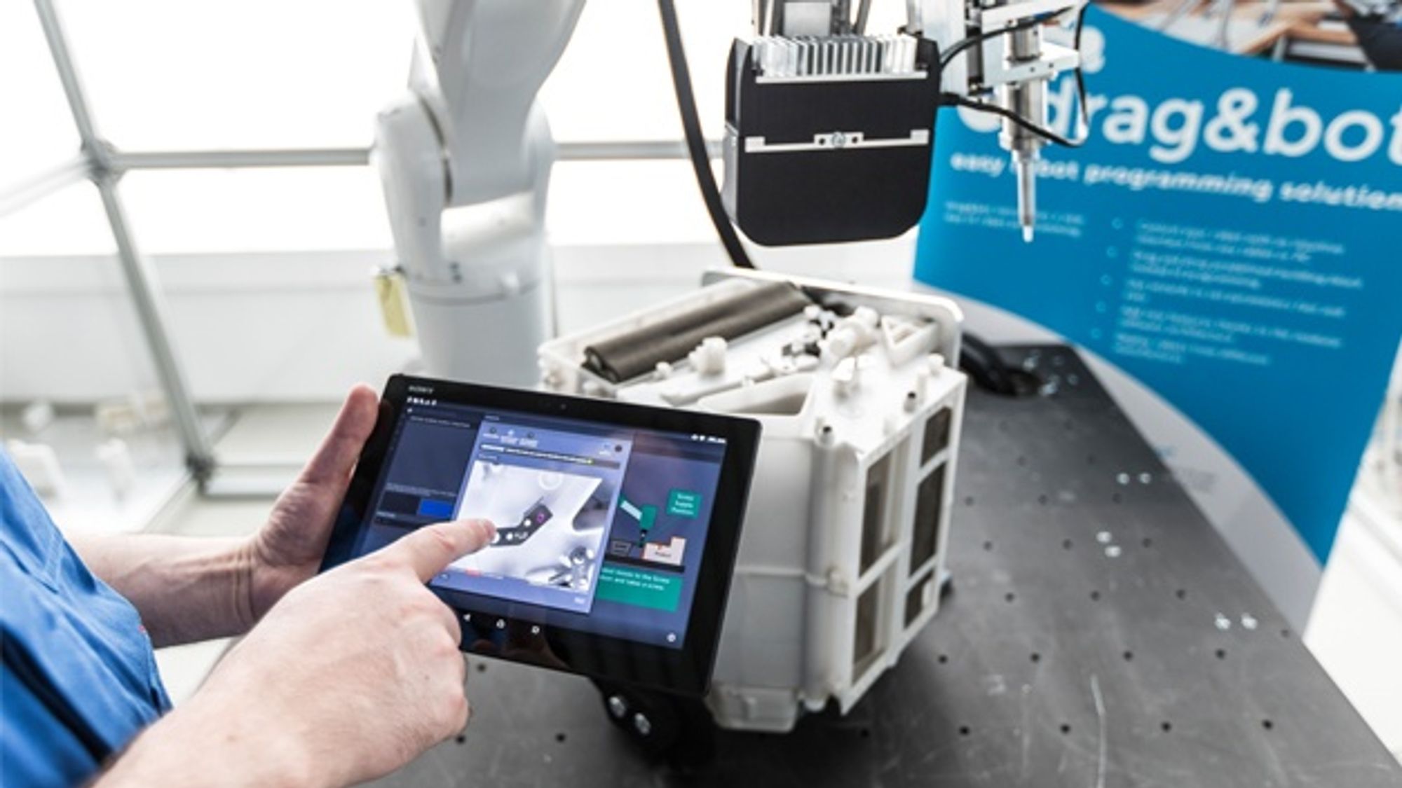 Plattform von drag&bot