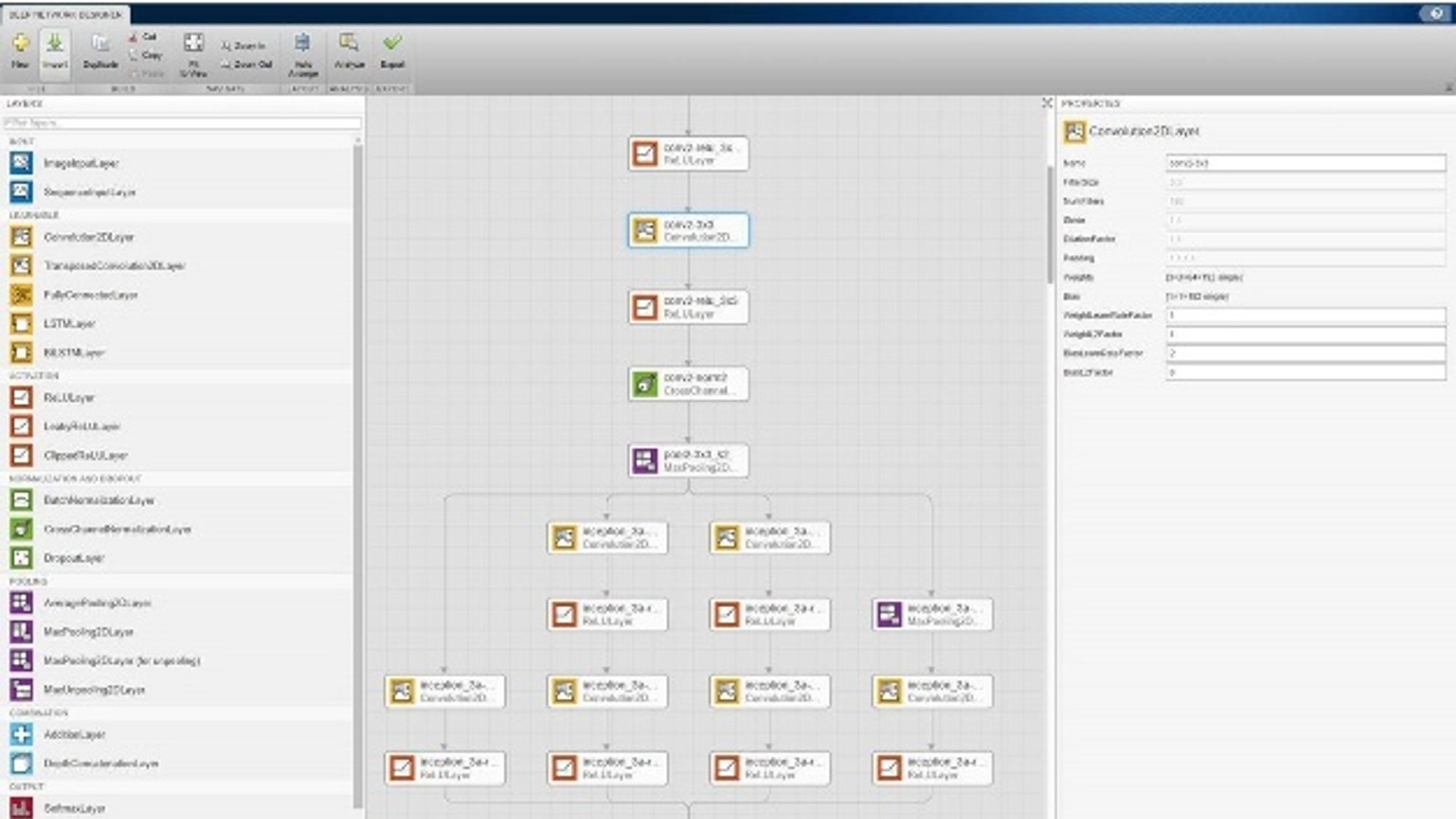Deep learning toolbox from Mathworks Deep learning toolbox from Mathworks