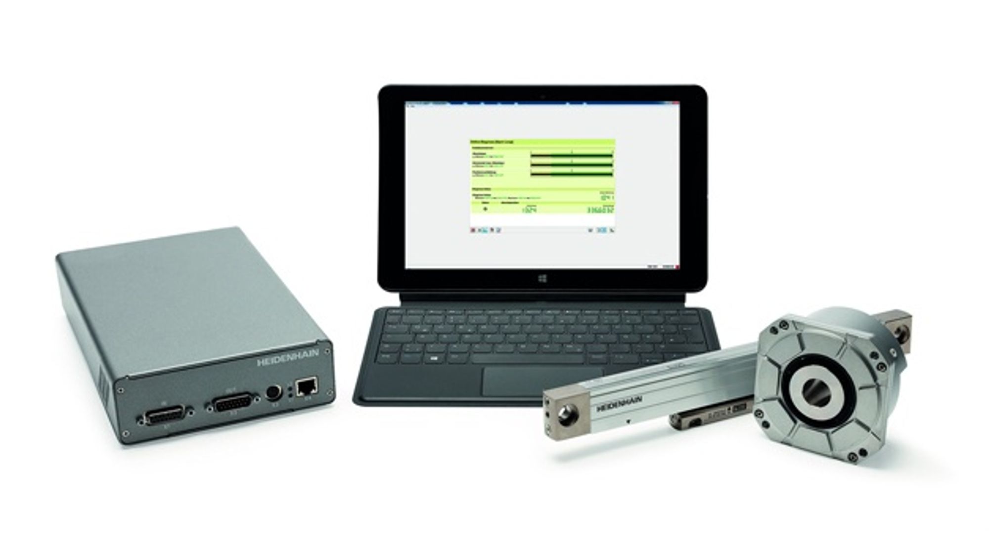 PWT 100 test device and PWM 21 test device from Heidenhain