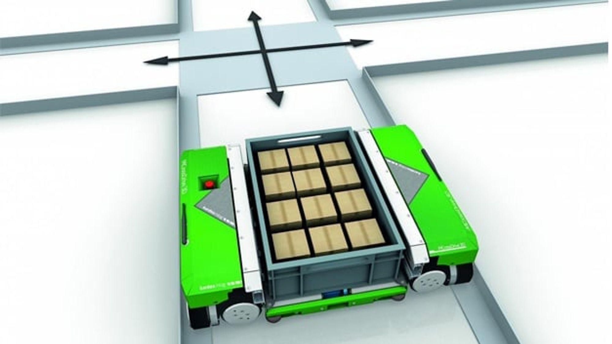 Container shuttle MCrossDrive eD from the Kardex Group Container shuttle MCrossDrive eD from the Kardex Group
