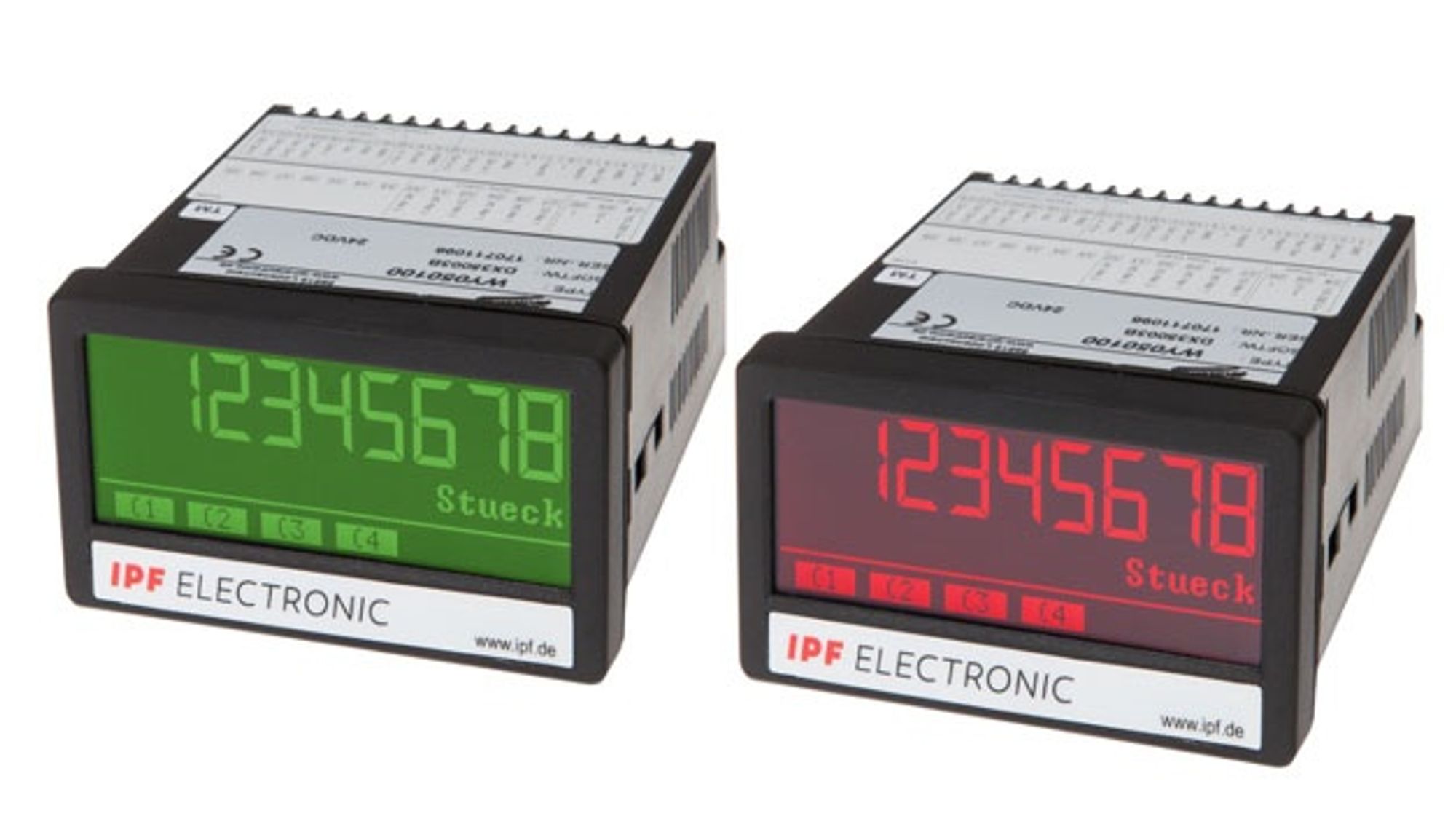 Anzeigegeräte WY050100, WP050100 und BA050100 von ipf Electronic