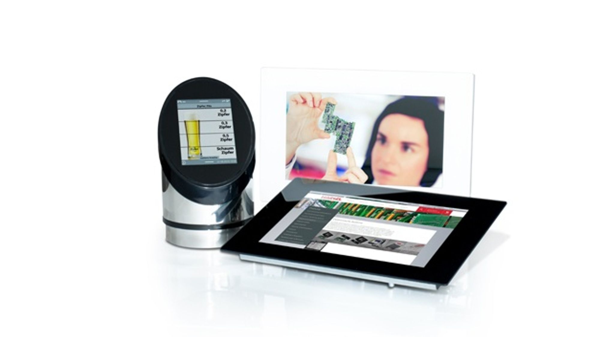 Freely programmable touch display from Hainzl
