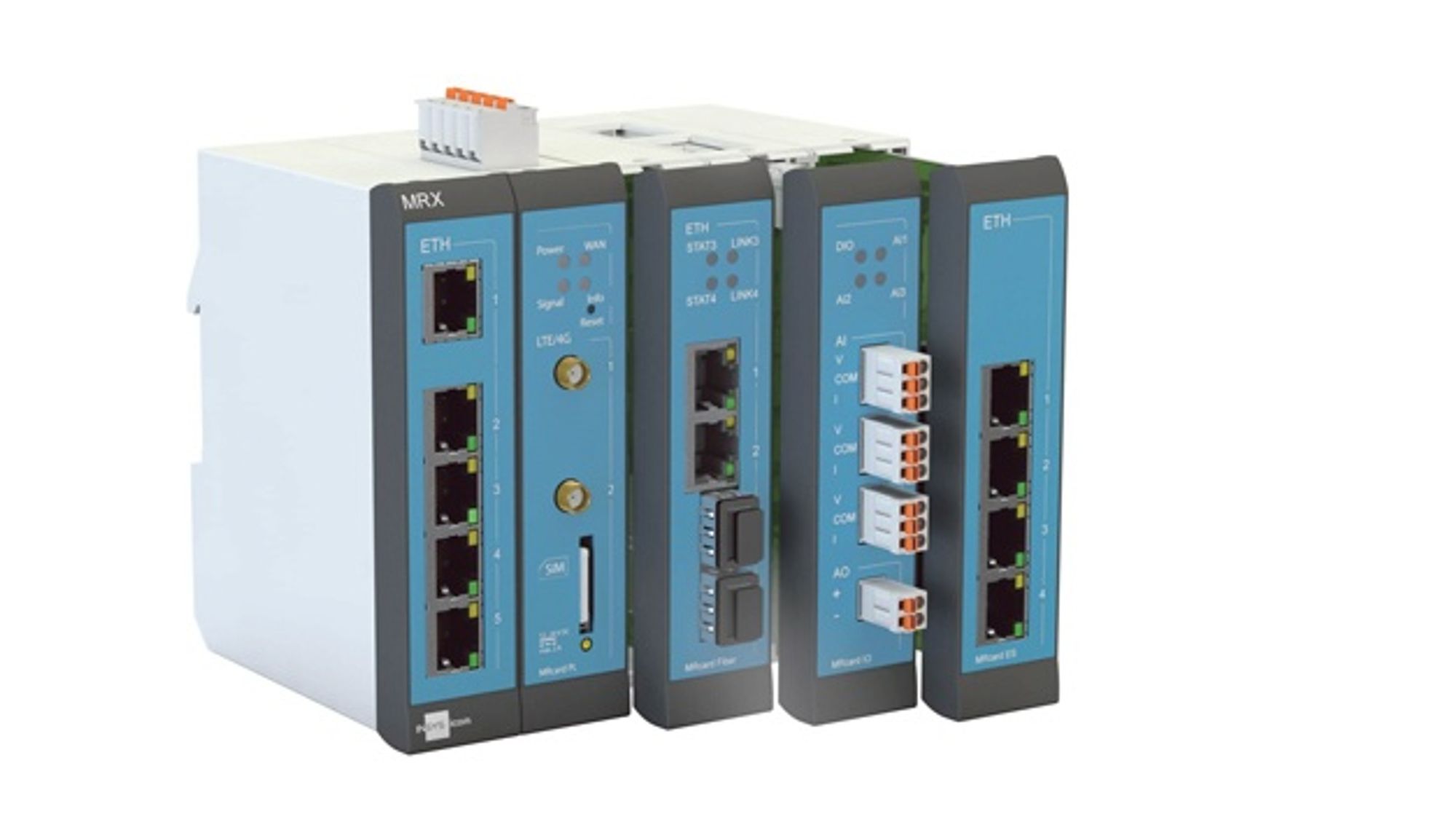 New plug-in cards for the MRX modular router series from Insys icom New plug-in cards for the MRX modular router series from Insys icom