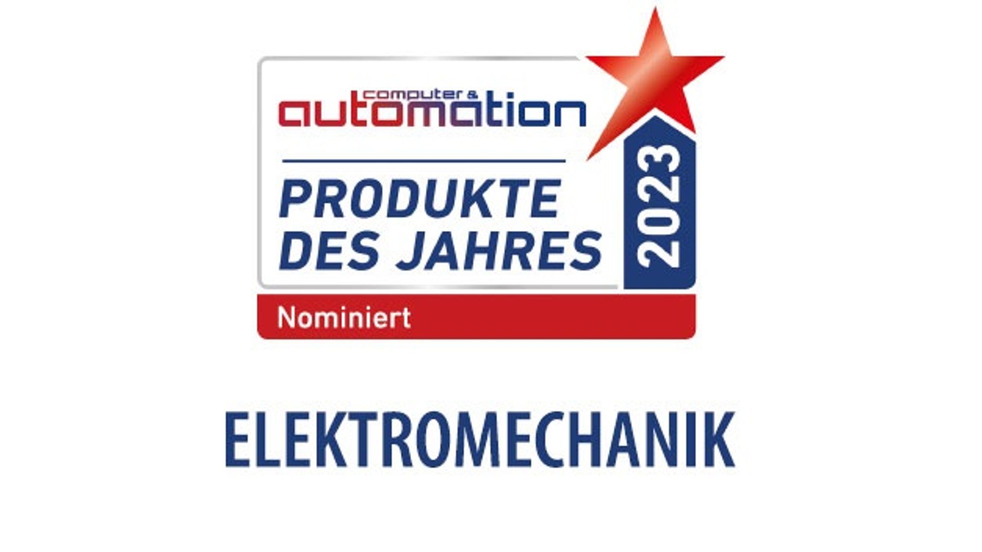 Products of the year 2023 - The top 8 in the electromechanics category Products of the year 2023 - The top 8 in the electromechanics category