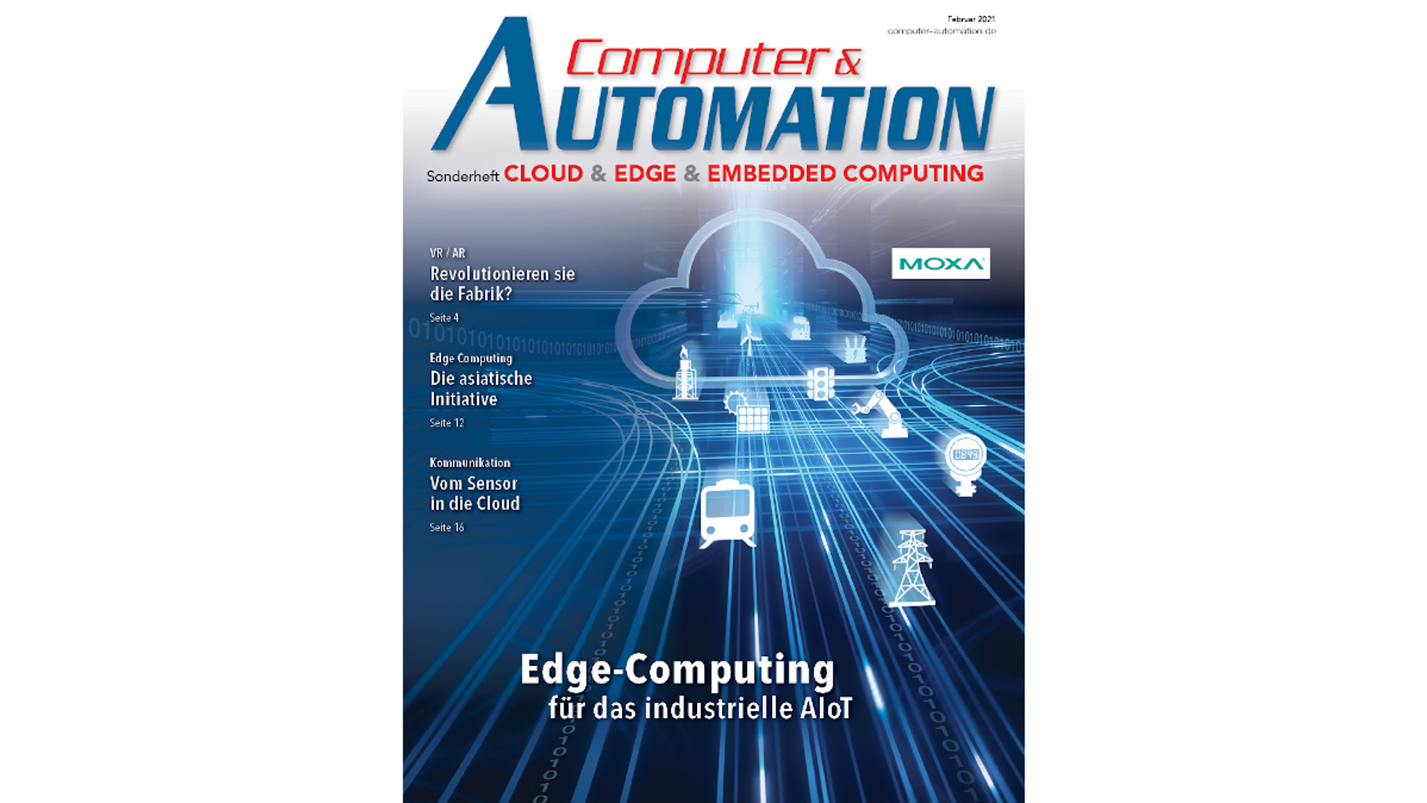 Titelbild des Sonderheftes Cloud & Edge & Embedded Computing  Hier geht´s zur Umfrage