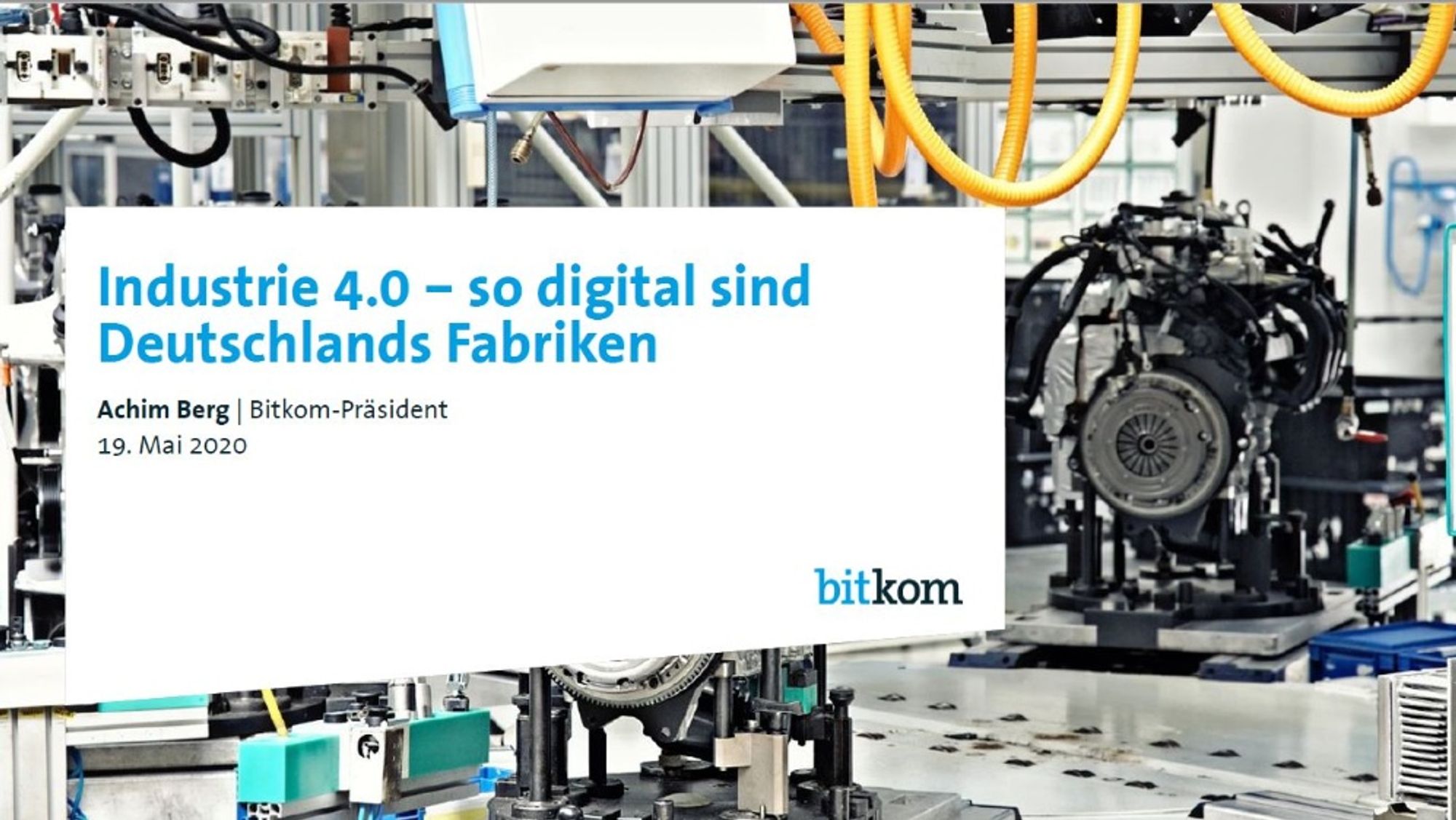 "Germany far ahead internationally" - an overview of the Bitkom study "Germany far ahead internationally" - an overview of the Bitkom study