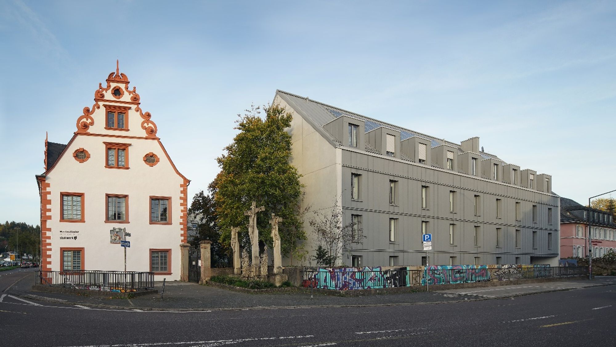Studierendenwohnheim in Trier Außenaufnahme
