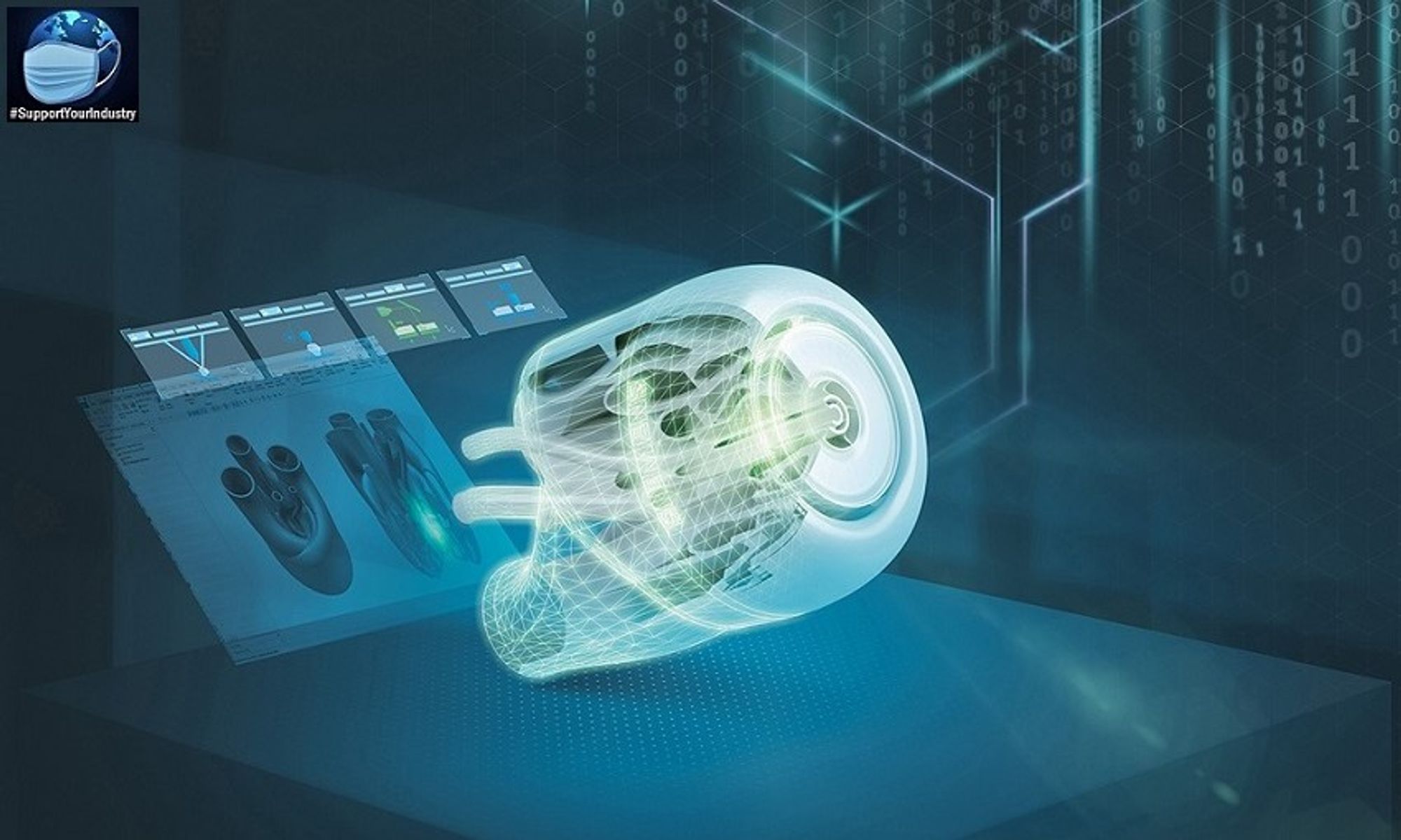 Siemens is making its 3D printing platform Additive Manufacturing Network (AM Network) available to help tackle the coronavirus pandemic. At the same time, the Group is connecting its systems in order to print the required components as needed and suitable. In the