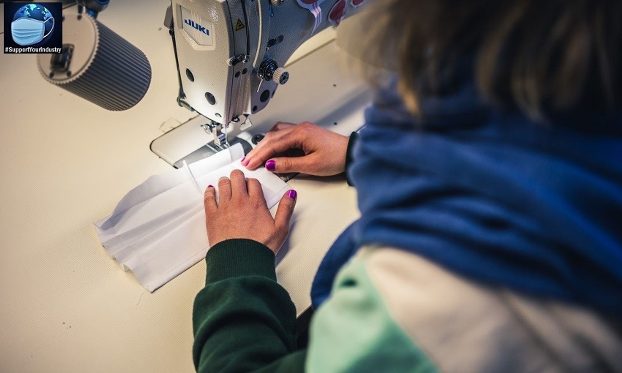 Weitblick, a company in the textile industry in the workwear and corporate fashion segment, has quickly converted part of its European production facilities to the manufacture of washable hygiene masks. This not only safeguards employment