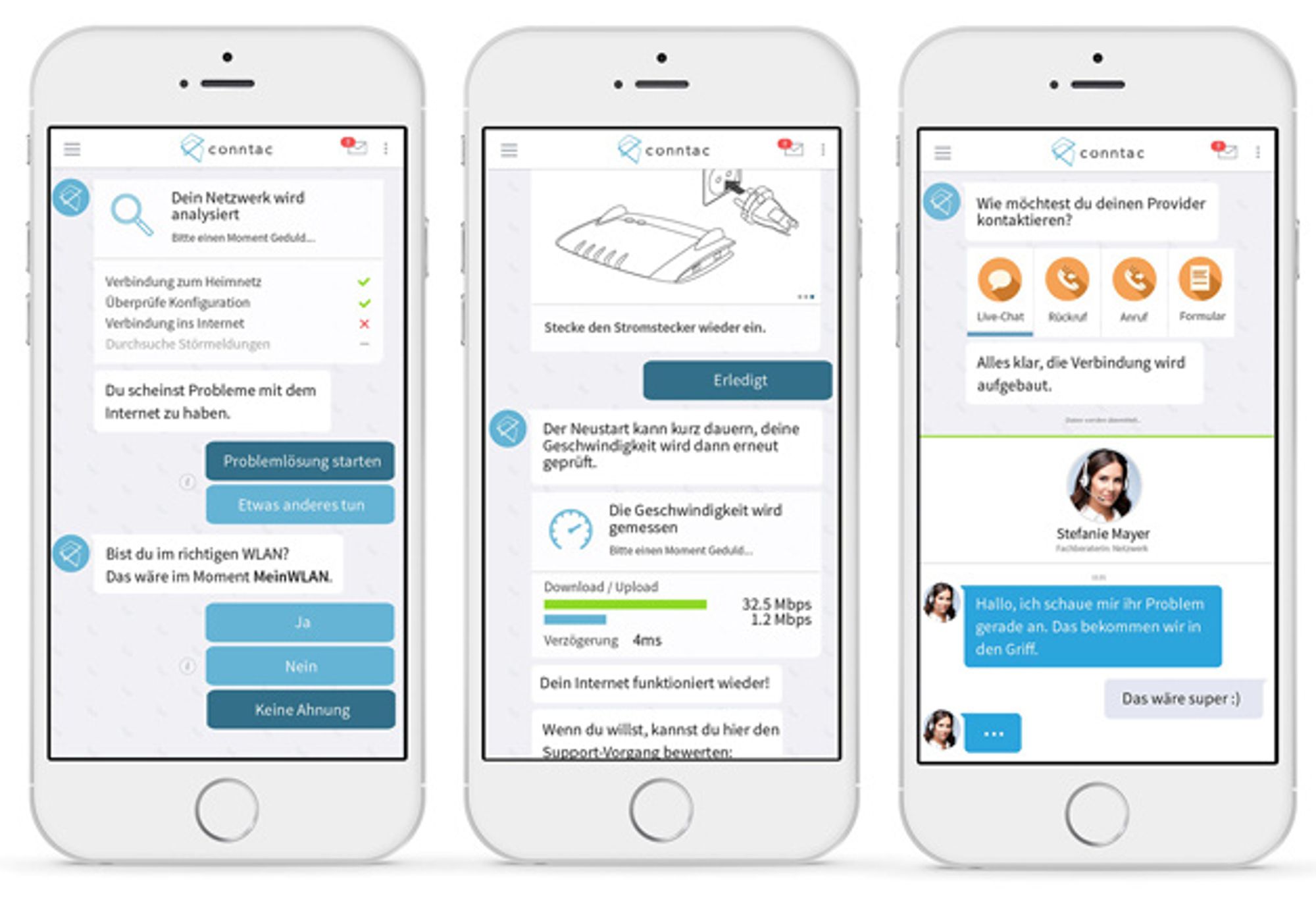 Smartphone-App Conntac
