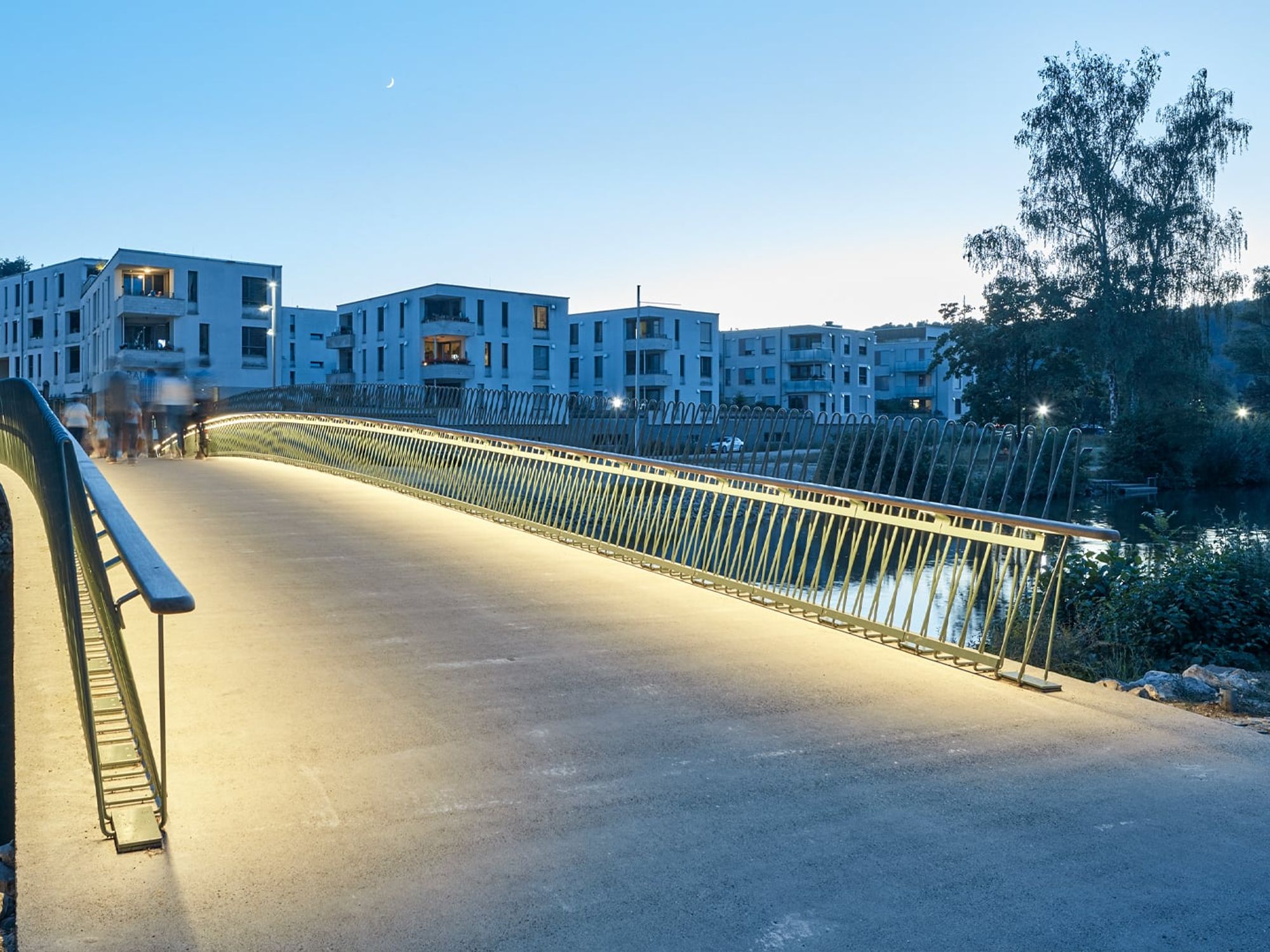 Platz 1 Bayerischer Ingenieurpreis 2023 (Preisgeld: 5000 Euro), Herzogsteg, Eichstätt von Bergmeister Ingenieure, vertreten durch Josef Taferner (Foto: Bruno Klomfar) 