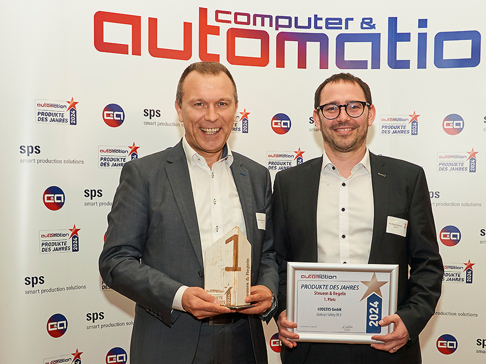 Roland Wagner and Andreas Kehrer from Codesys