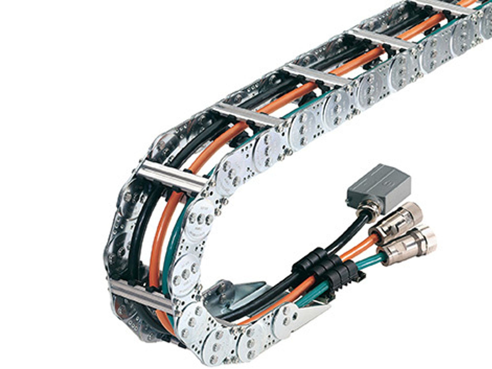 Cable drag steel energy chain Cable drag steel energy chain