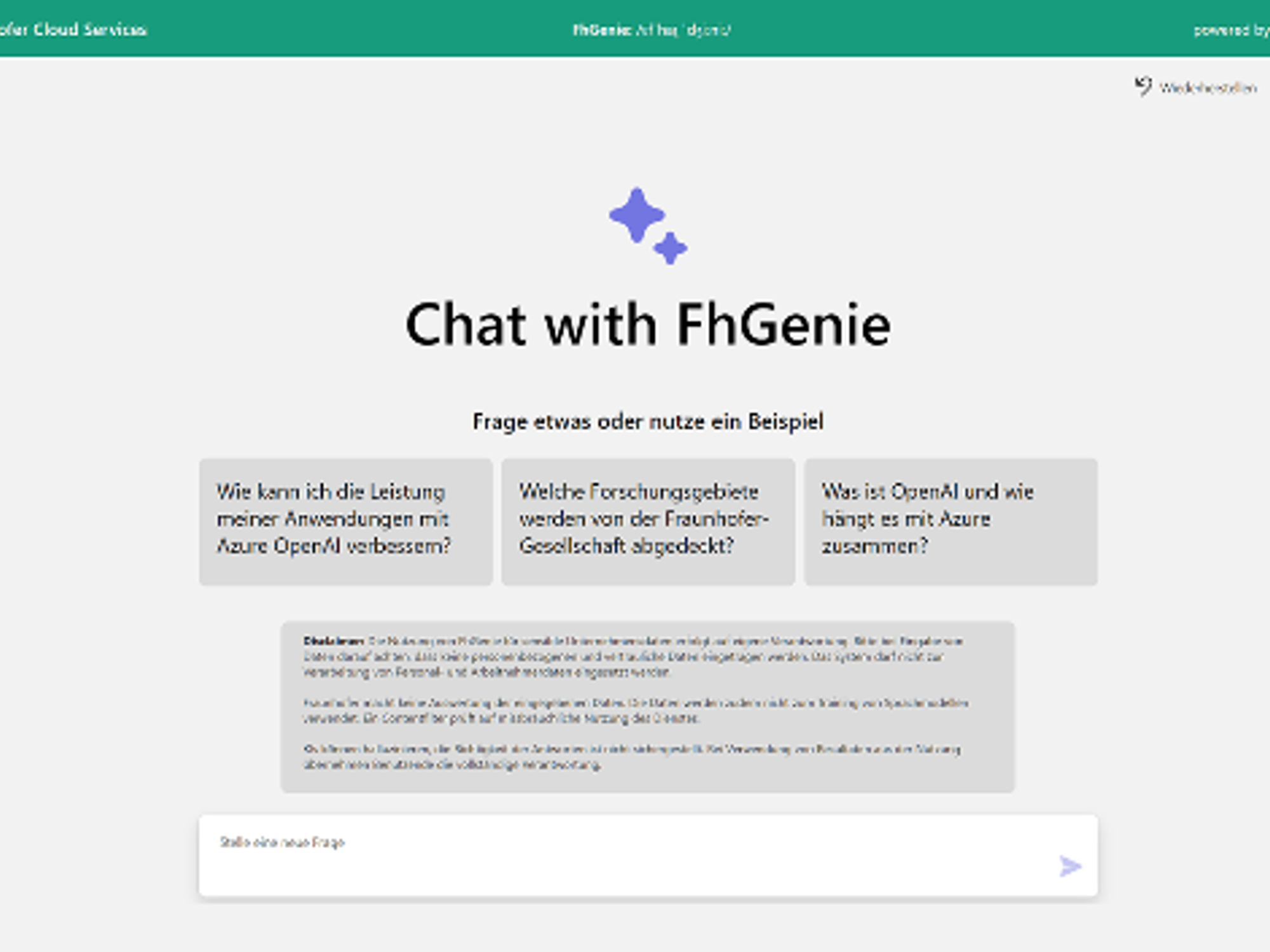 Fraunhofer, FHgenie