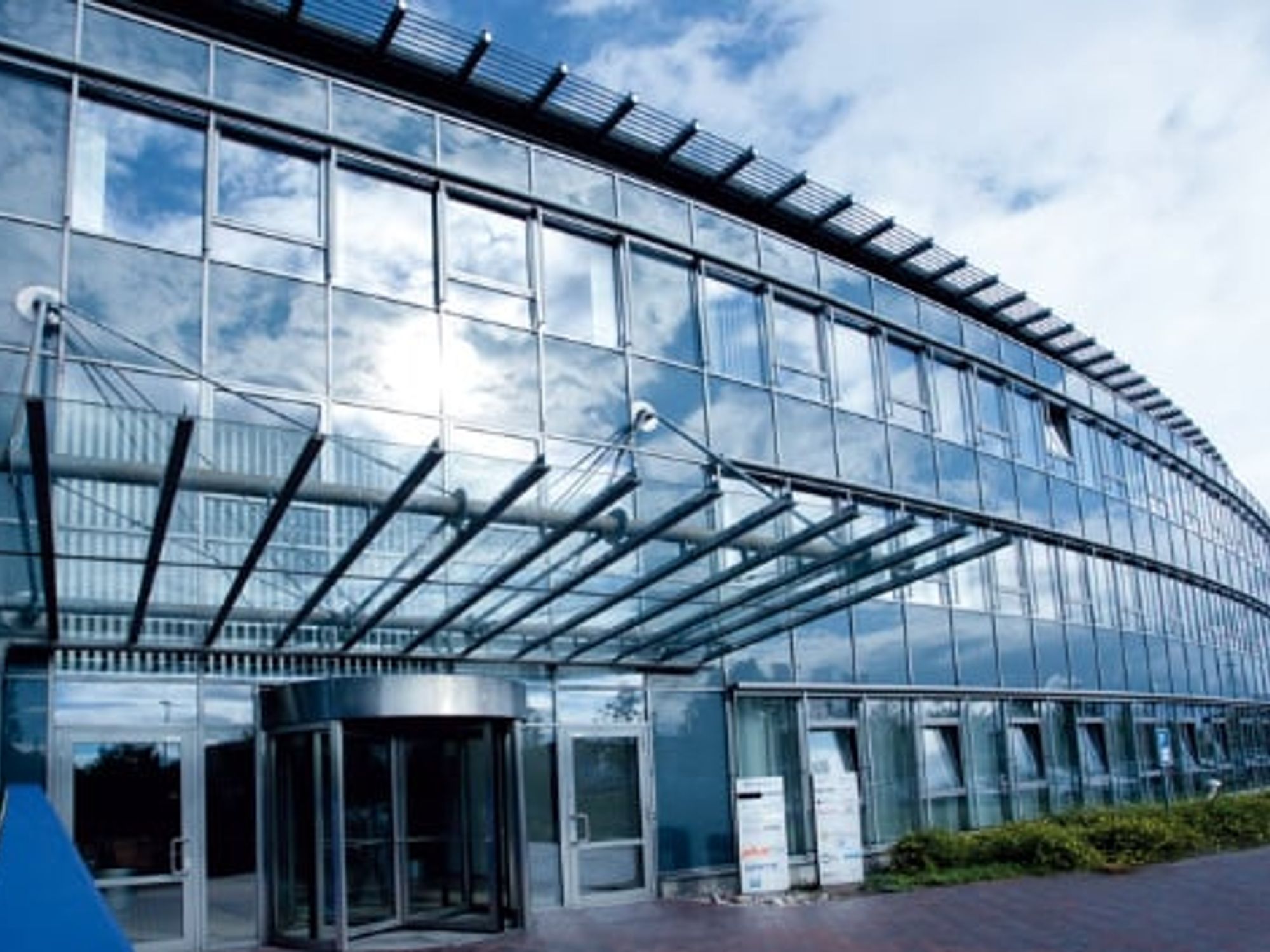 Basler main building in Ahrensburg.