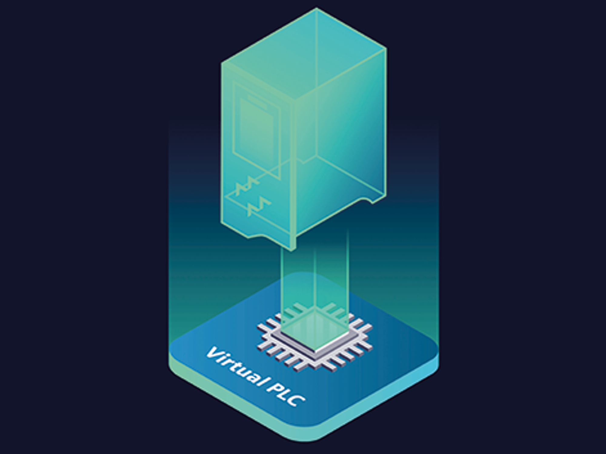 The first virtual controller from Siemens is based on the functionalities of an S7-1500 hardware PLC and is offered via Industrial Edge. The first virtual controller from Siemens is based on the functionalities of an S7-1500 hardware PLC and is offered via Industrial Edge.