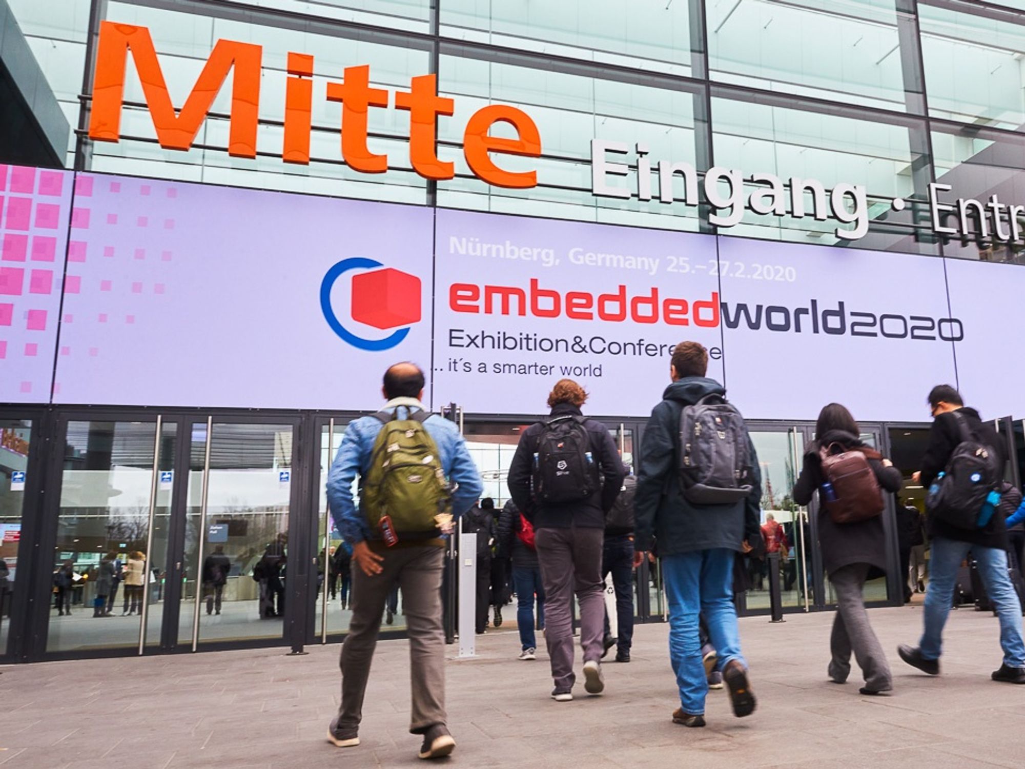 embedded world 2020 entrance