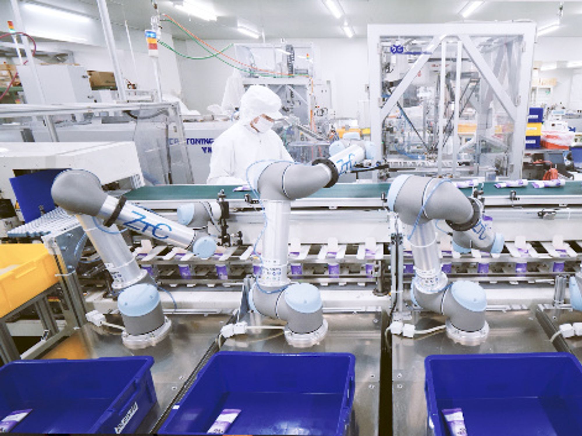 Materialumschlag Universal Robots