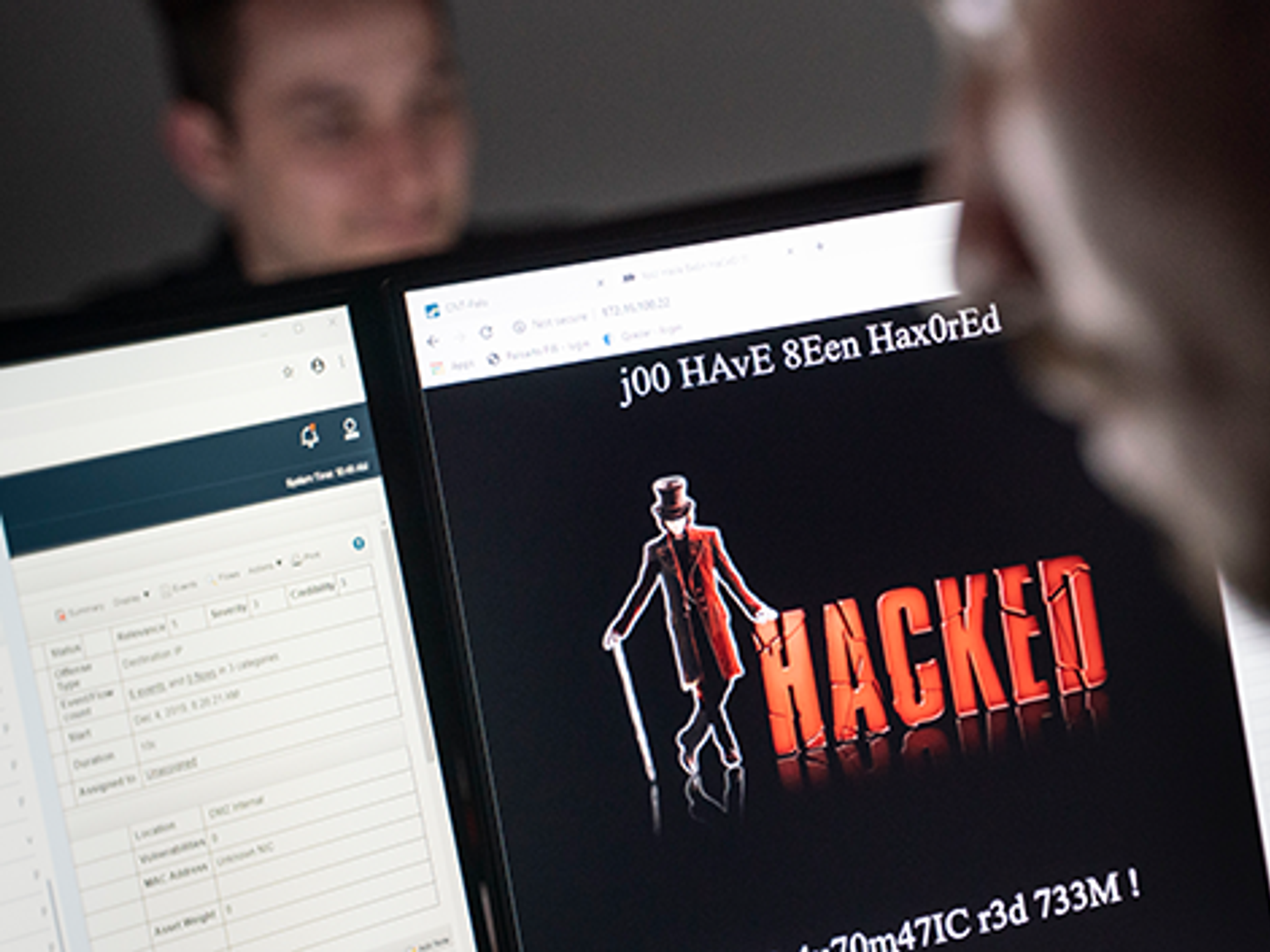 IT-Security-Wissenschaftler trainieren im Raum »Cyber Range« im neuen Cybersicherheitszentrum »Athene« in Darmstadt, wie eingeschleuste Erpresser-Programme, sogenannte Ransomware, unschädlich gemacht werden können. 