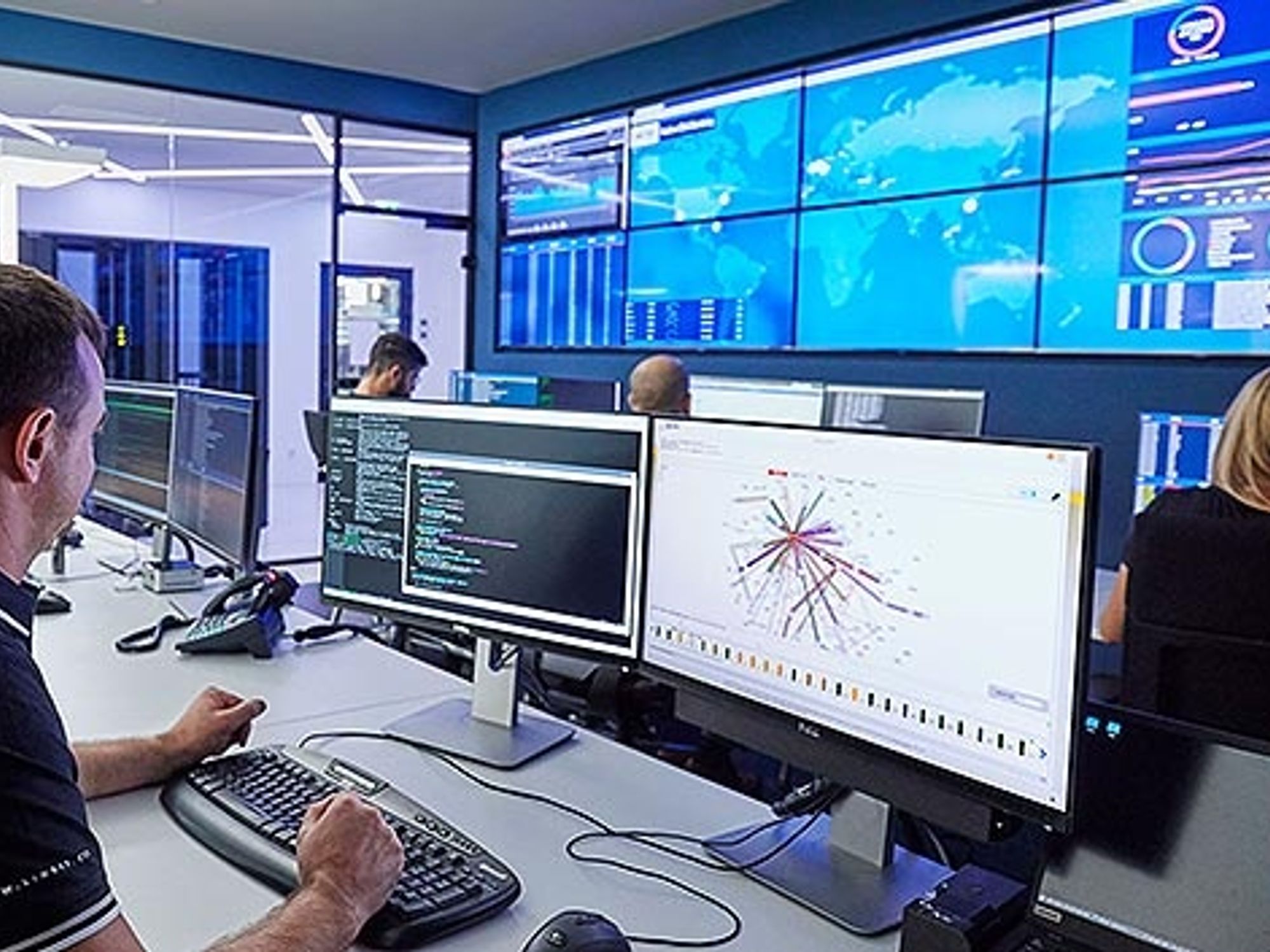 Das Link11 Security Operations Centers, kurz: LSOC. Das Link11 Security Operations Centers, kurz: LSOC.