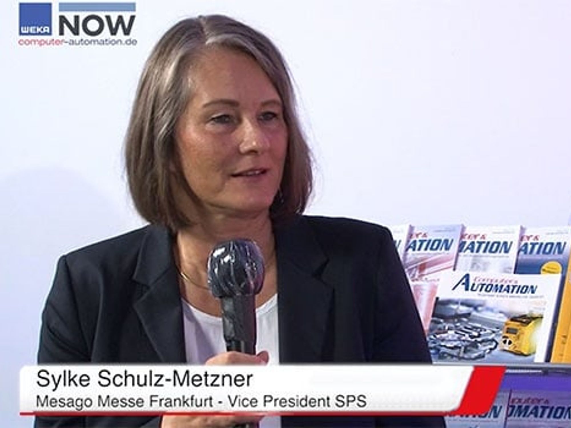 Sylke Schulz-Metzner, VP SPS bei der Mesago Messe Frankfurt, im Computer&AUTOMATION Branchentalk.