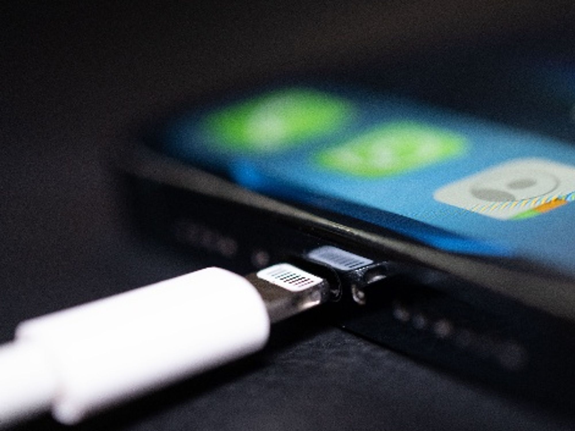 Charging socket for cell phone