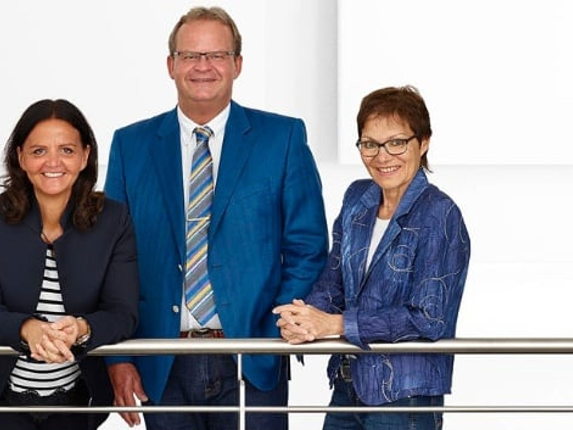 Arburg-Gesellschafter Juliane Hehl, Michael Hehl und Renate Keinath (v. l.)