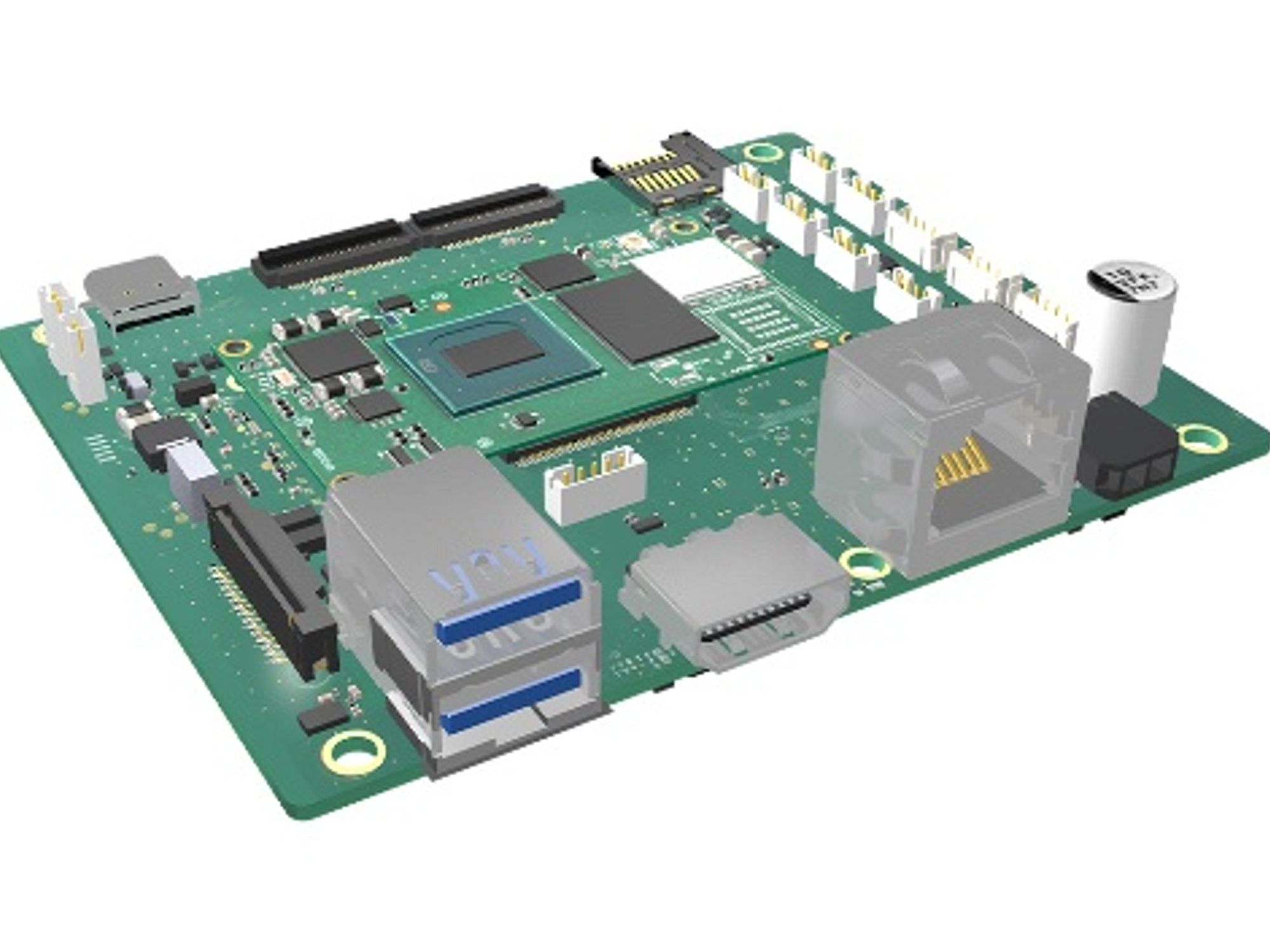 Flexible processing board for vision applications