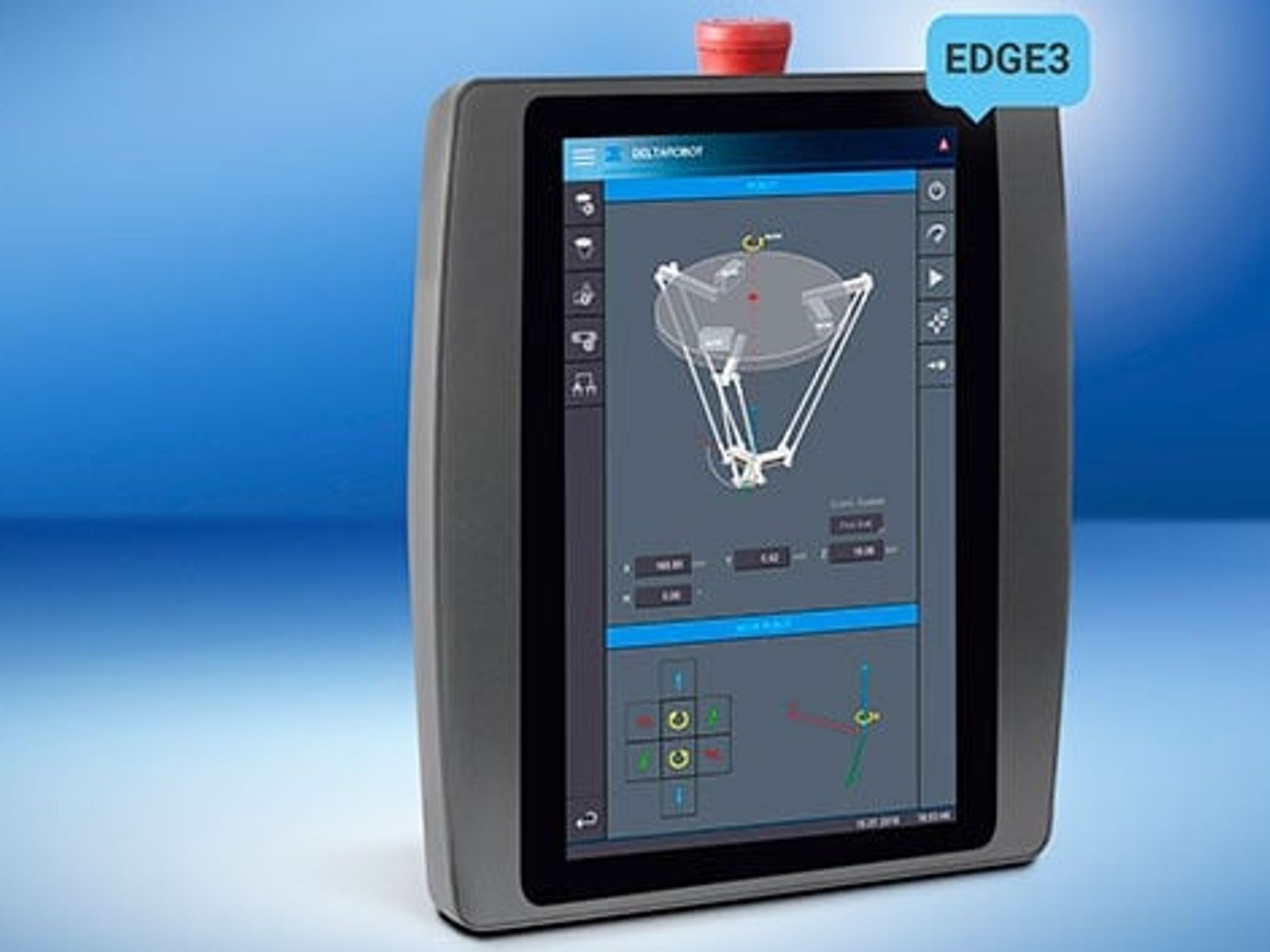 The HGT 1053 control panel from Sigmatek. The HGT 1053 control panel from Sigmatek.