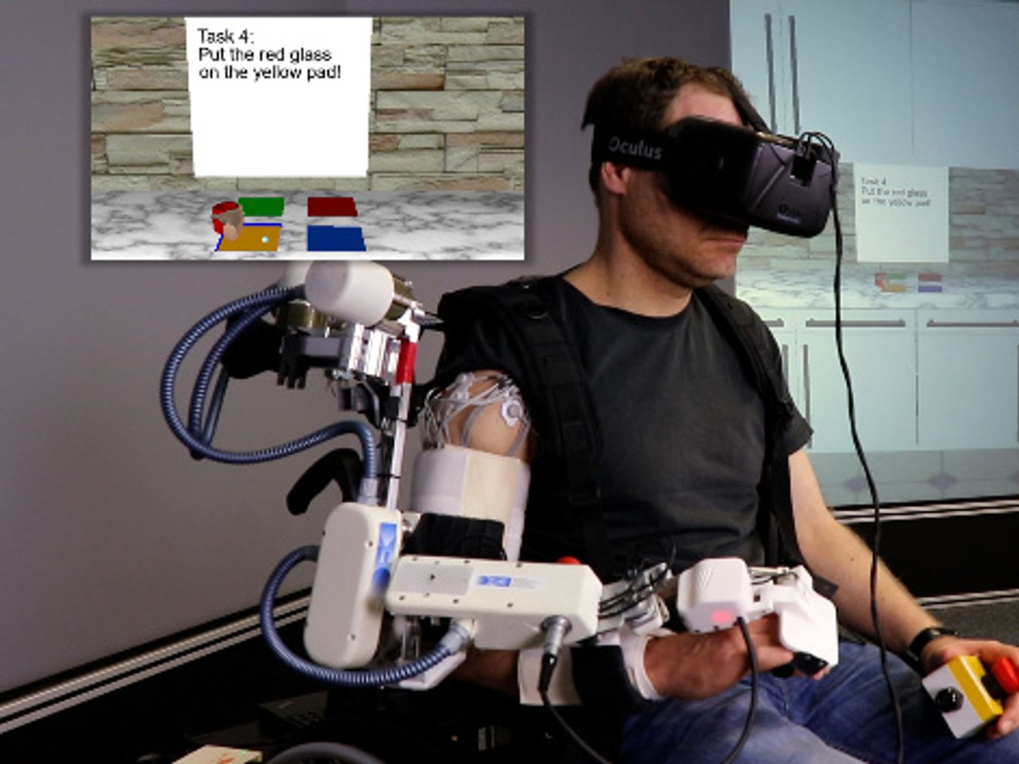 One research approach in the EXPECT project is the use of computer games (serious games) that combine fun and training to support the neurorehabilitation of patients. One research approach in the EXPECT project is the use of computer games (serious games) that combine fun and training to support the neurorehabilitation of patients.