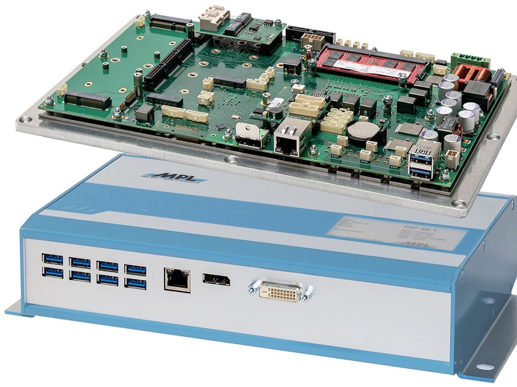 The PIP40 family from MPL is based on the 9th generation Intel CPUs with availability until 2034. All variants are installed in the MPL standard housing with DIN rail or flange mounting.