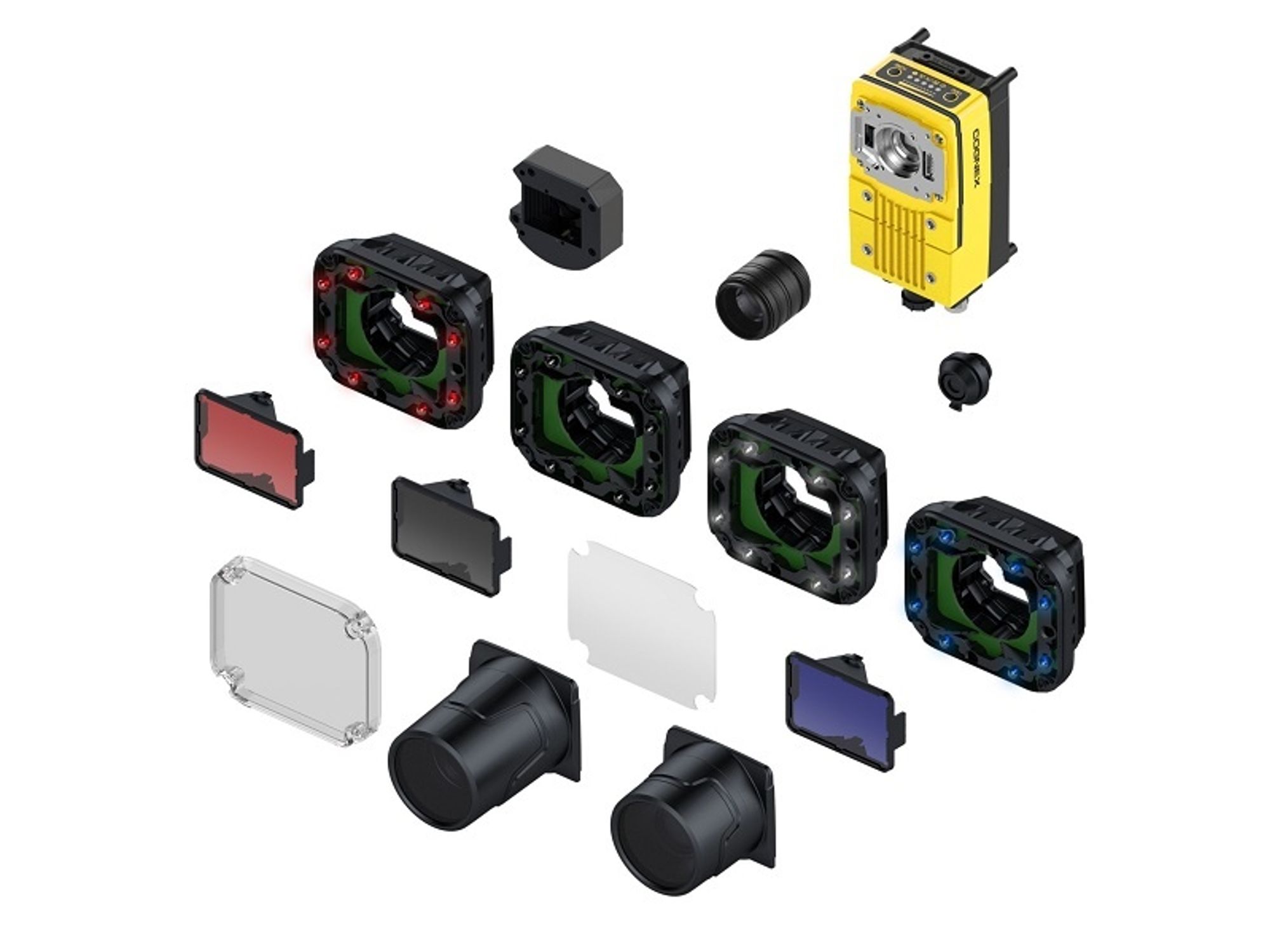 With the In-Sight D900 vision system from Cognex, the deep learning software 'In-Sight ViDi' is embedded in a smart camera. The camera is installed in the line without a PC.