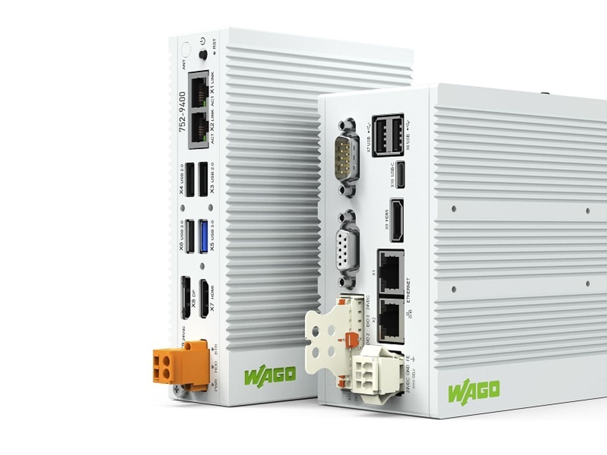 Von Wago kommen zwei neue Edge-Devices auf den Markt, ein Edge Controller und ein Edge Computer. Der Edge Controller 752-8303/8000-0002 von Wago arbeitet mit einem ARM-Cortex-A9-Quadcore-Prozessor und verfügt über eine umfangreiche Schnittstellenauss Von Wago kommen zwei neue Edge-Devices auf den Markt, ein Edge Controller und ein Edge Computer. Der Edge Controller 752-8303/8000-0002 von Wago arbeitet mit einem ARM-Cortex-A9-Quadcore-Prozessor und verfügt über eine umfangreiche Schnittstellenauss