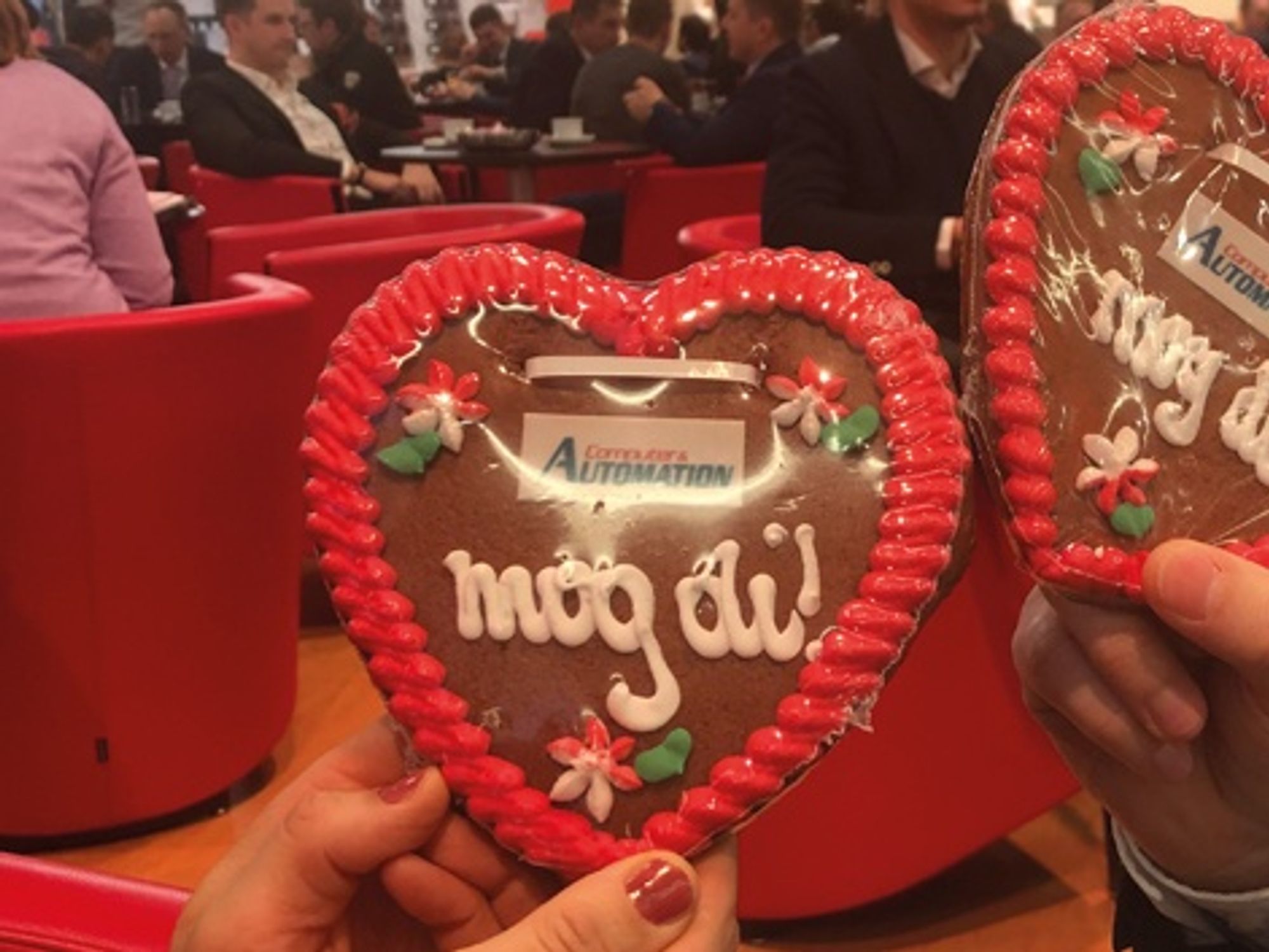 Lebkuchen-Herze von der Computer&AUTOMATION Lebkuchen-Herze von der Computer&AUTOMATION