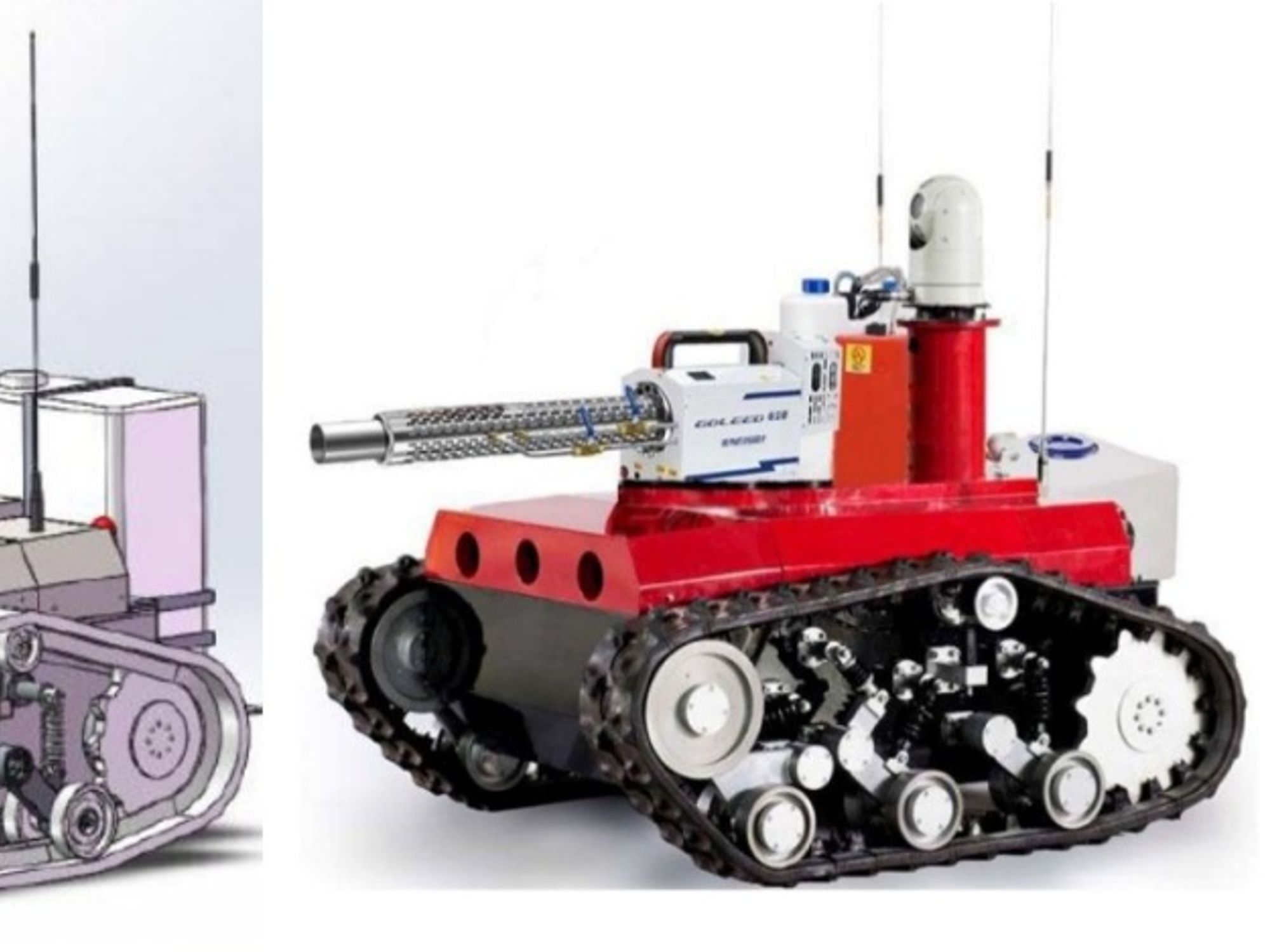 Electric disinfection robot