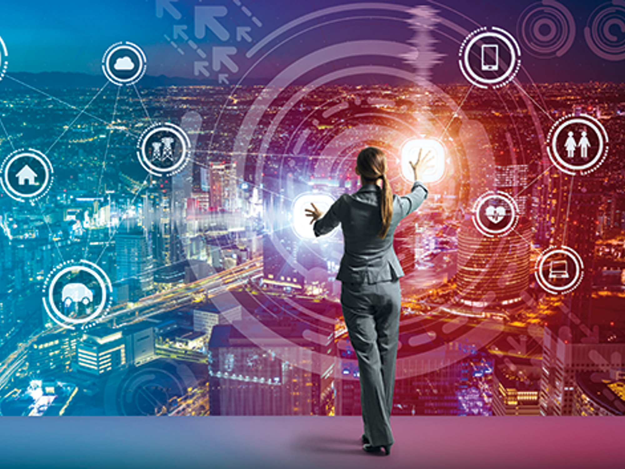Woman in the IoT