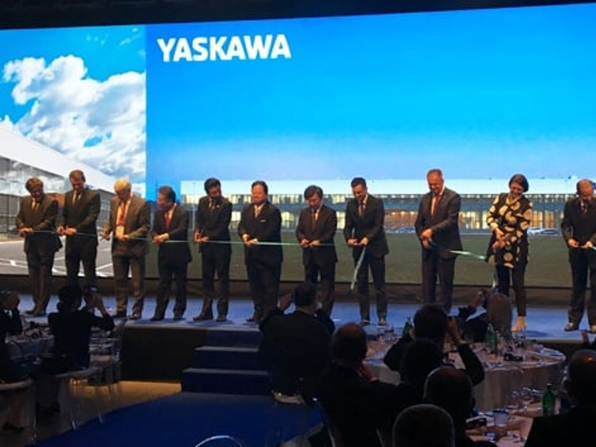 Opening ceremony of the Yaskawa robot factory in Slovenia Opening ceremony of the Yaskawa robot factory in Slovenia