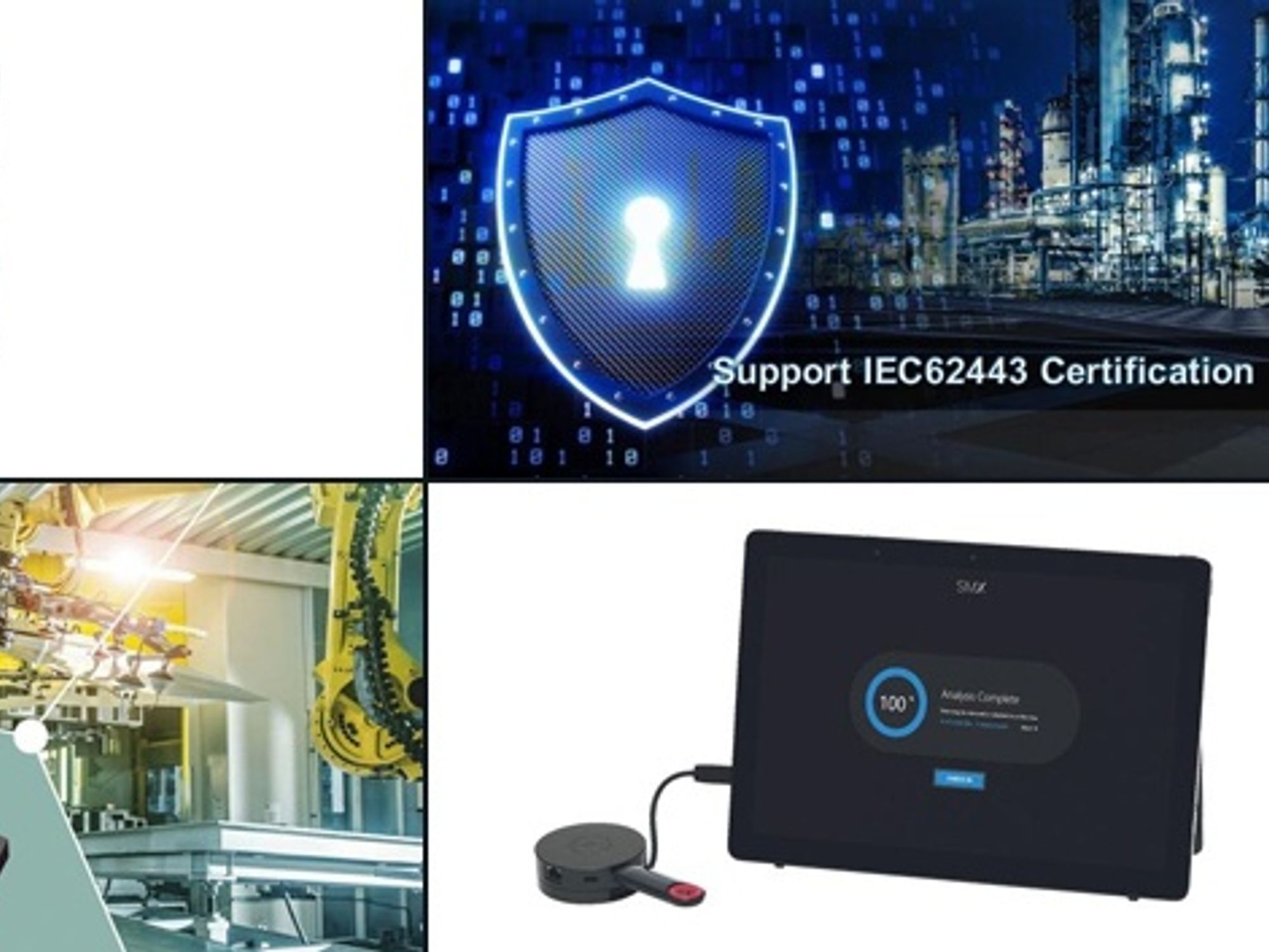 Bildcollage zu Security-Produkten aus dem Juni 2019 Bildcollage zu Security-Produkten aus dem Juni 2019